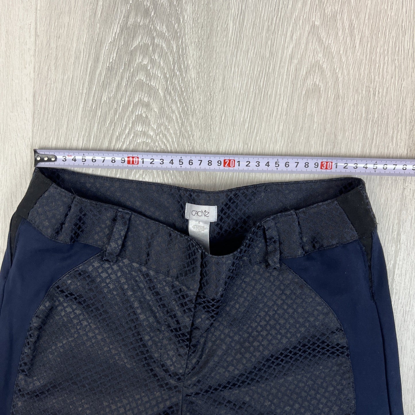 Cache Womens Navy Leggings Pants Size 6