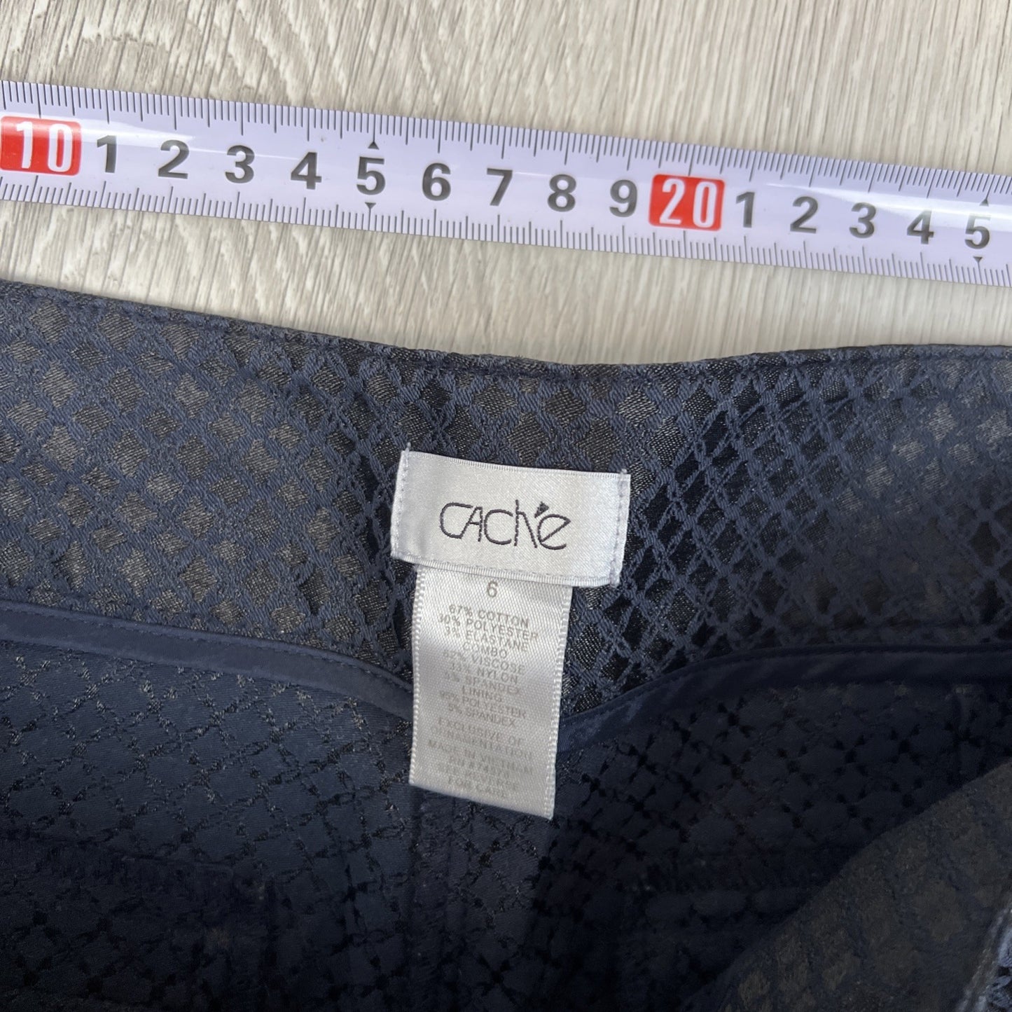 Cache Womens Navy Leggings Pants Size 6