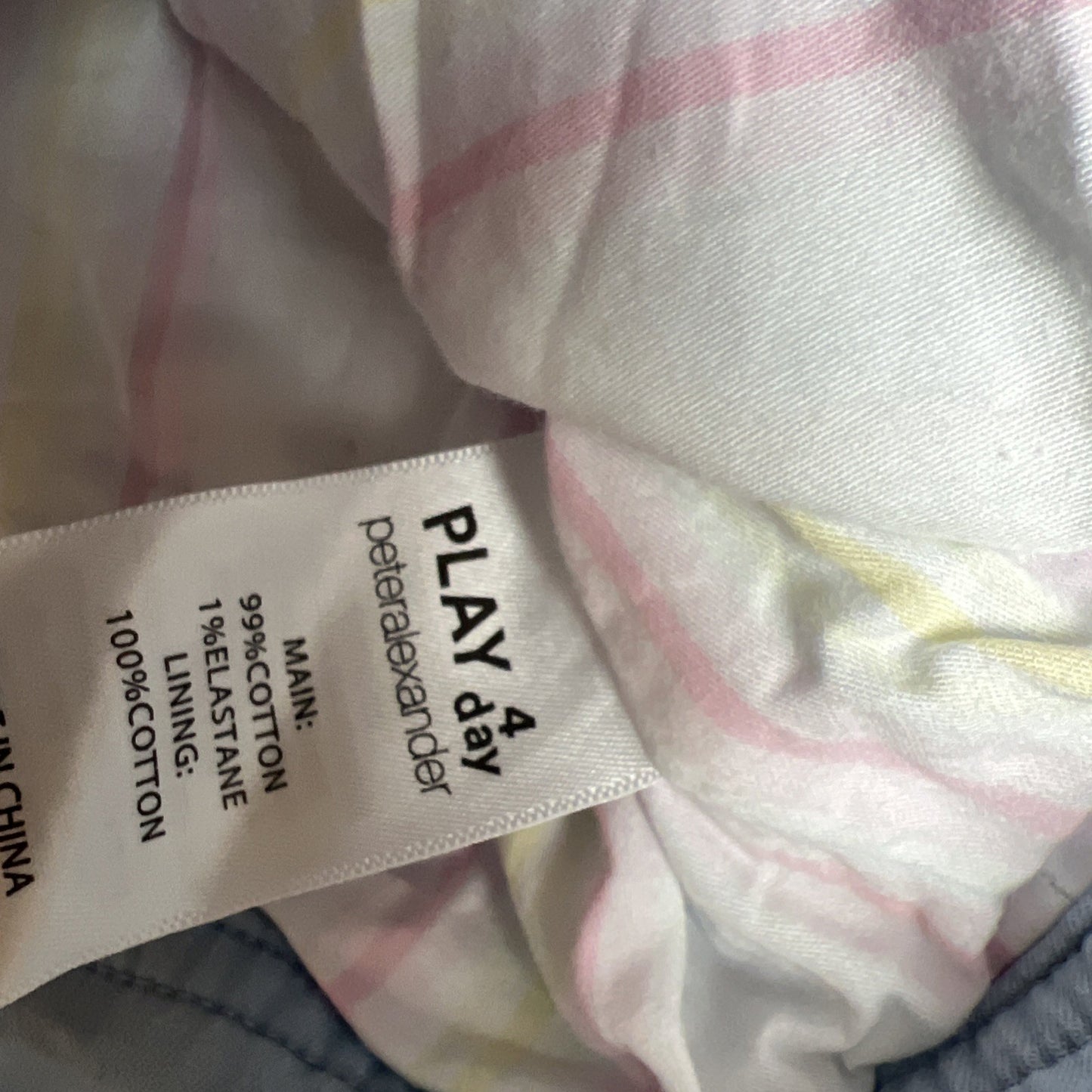 Peter Alexander Girls Light Wash Denim Vest Size 4 Years