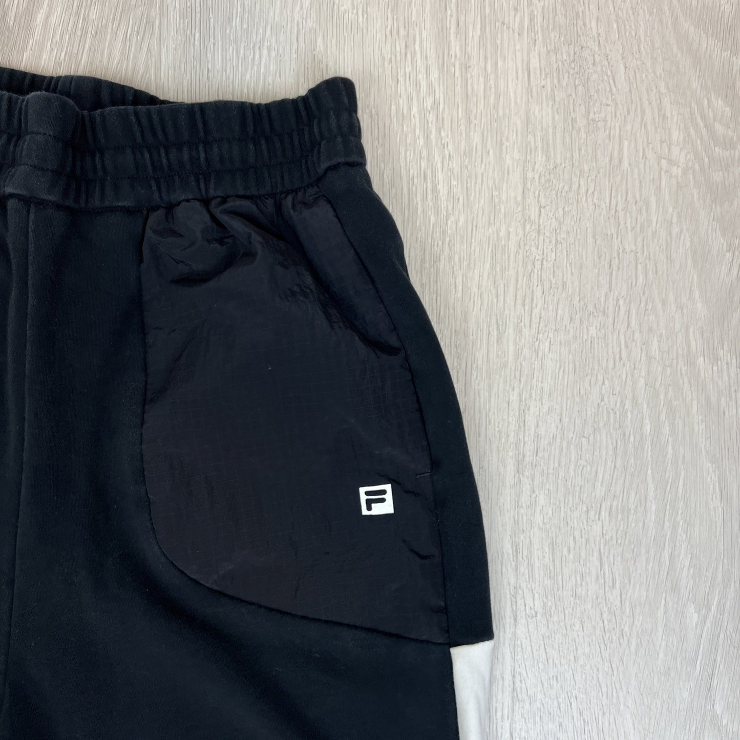 Fila Kids Performance Girls Black Trackies Size 160 / 14 Years approx