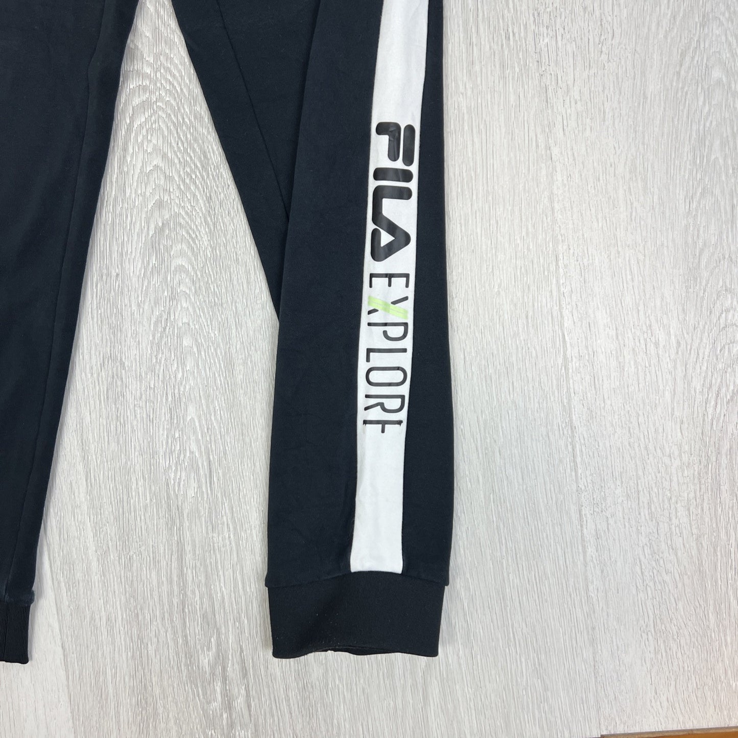 Fila Kids Performance Girls Black Trackies Size 160 / 14 Years approx
