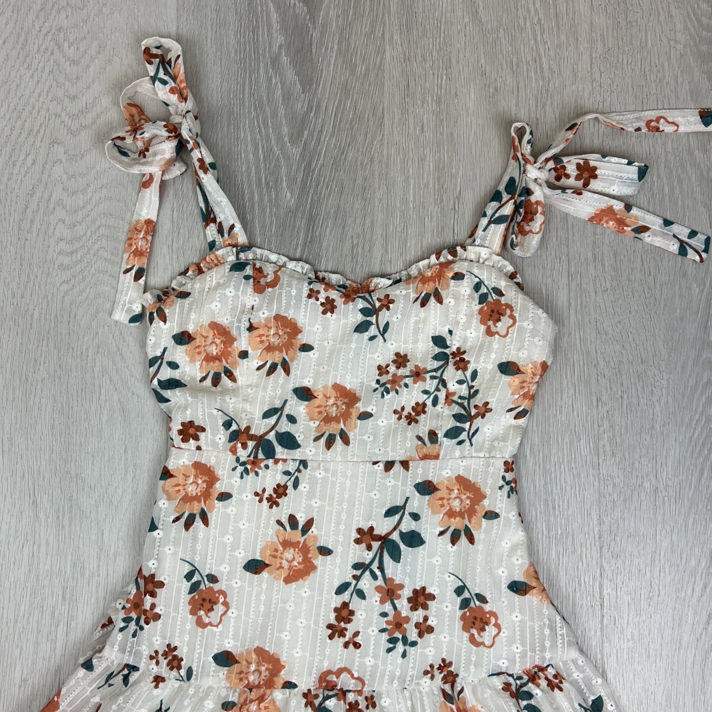 Sweet Pot Womens Floral Pattern Mini Skirt Size 6