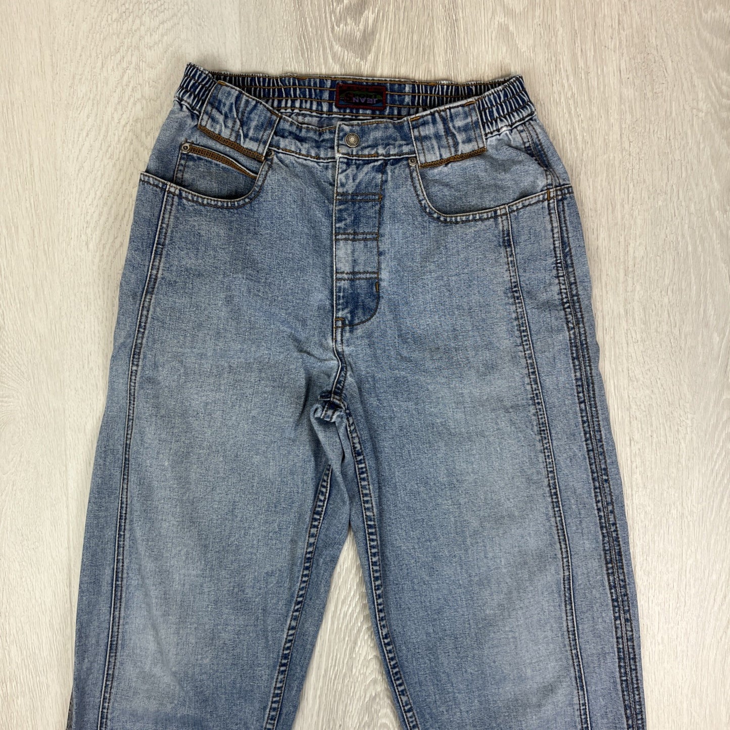 Levis Sport Jeans Womens Tapered Blue Denim Jeans Size 28 x 30
