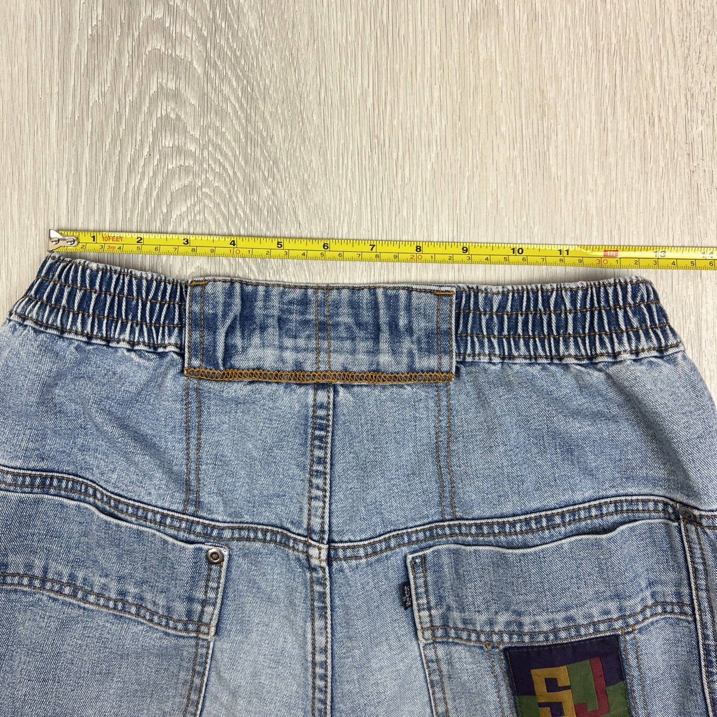 Levis Sport Jeans Womens Tapered Blue Denim Jeans Size 28 x 30