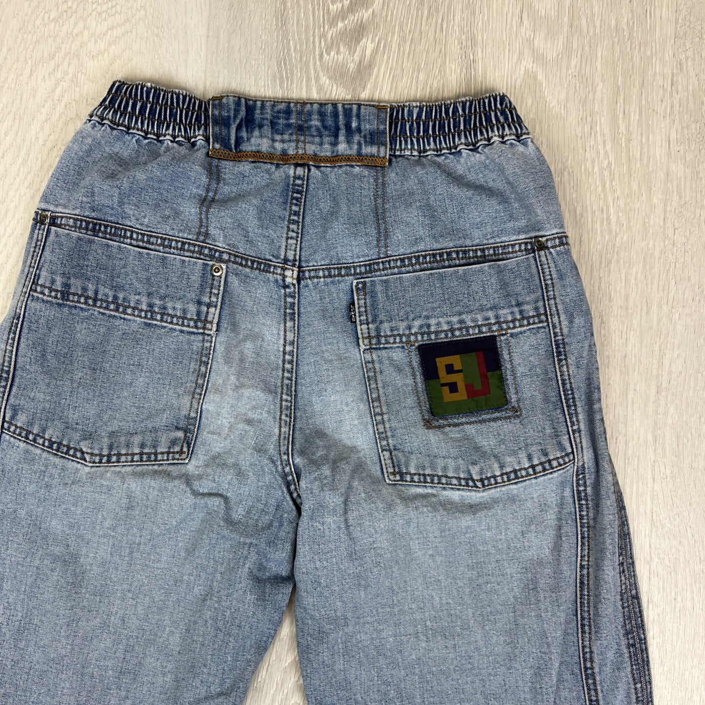 Levis Sport Jeans Womens Tapered Blue Denim Jeans Size 28 x 30