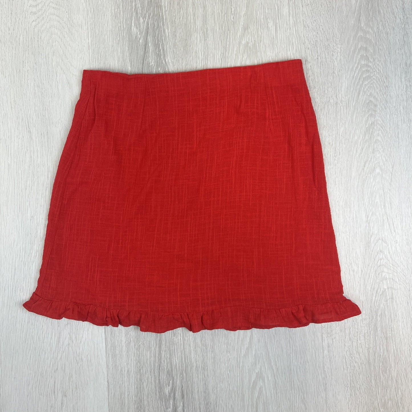 Ghanda Womens Red Skirt Size 12