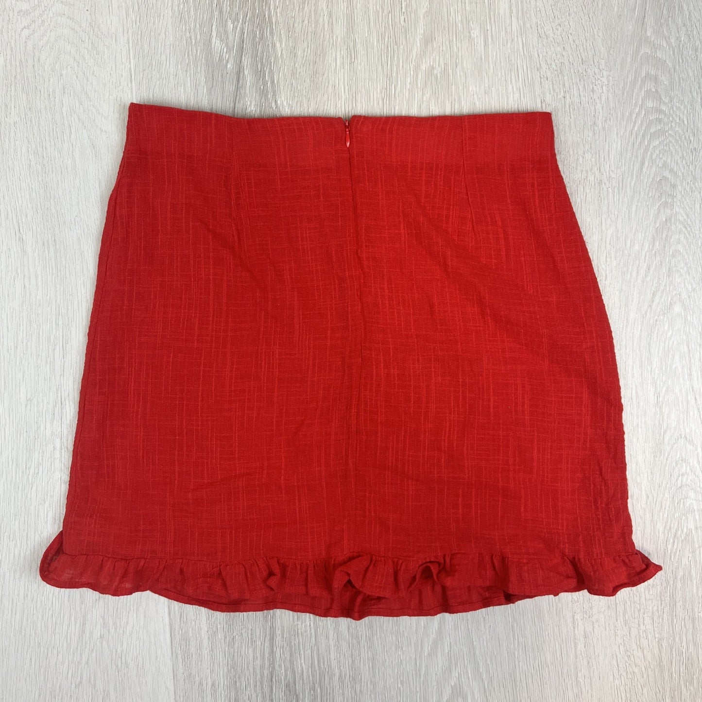 Ghanda Womens Red Skirt Size 12
