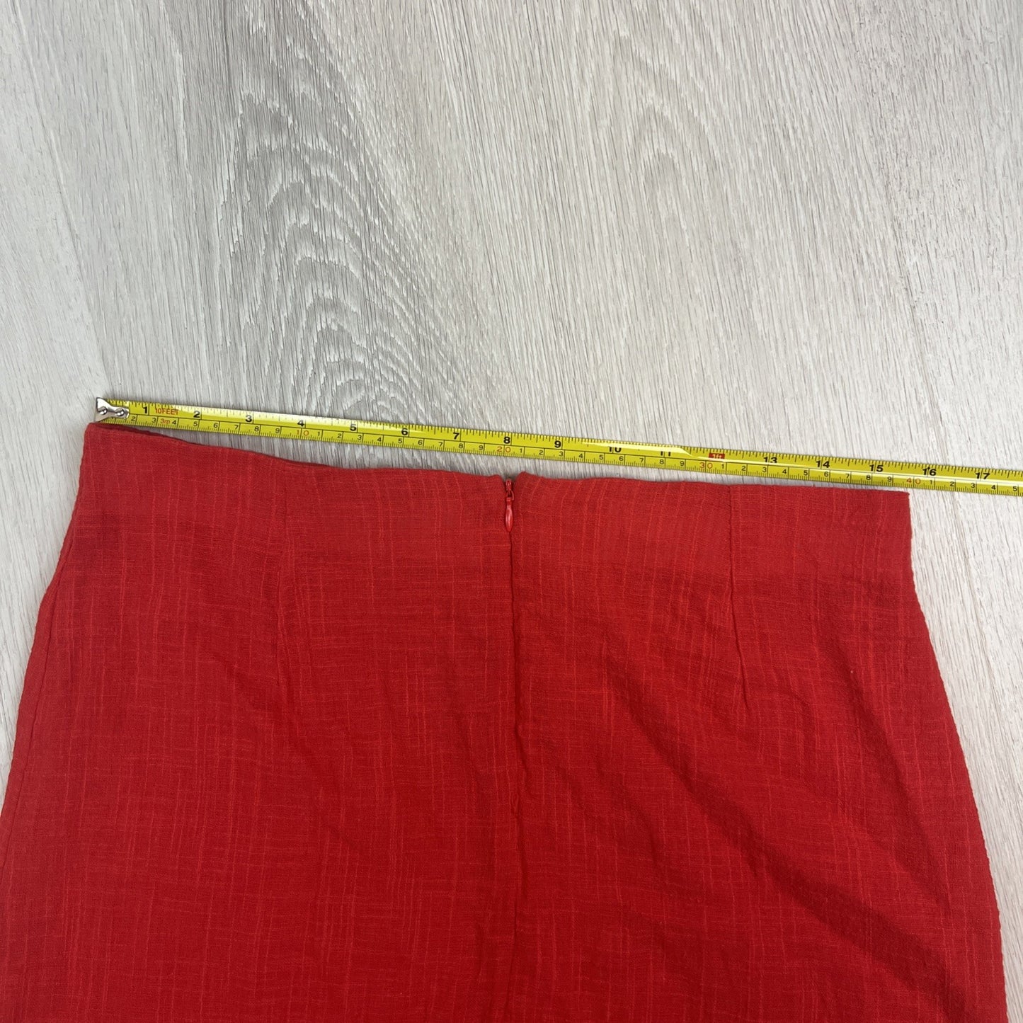 Ghanda Womens Red Skirt Size 12