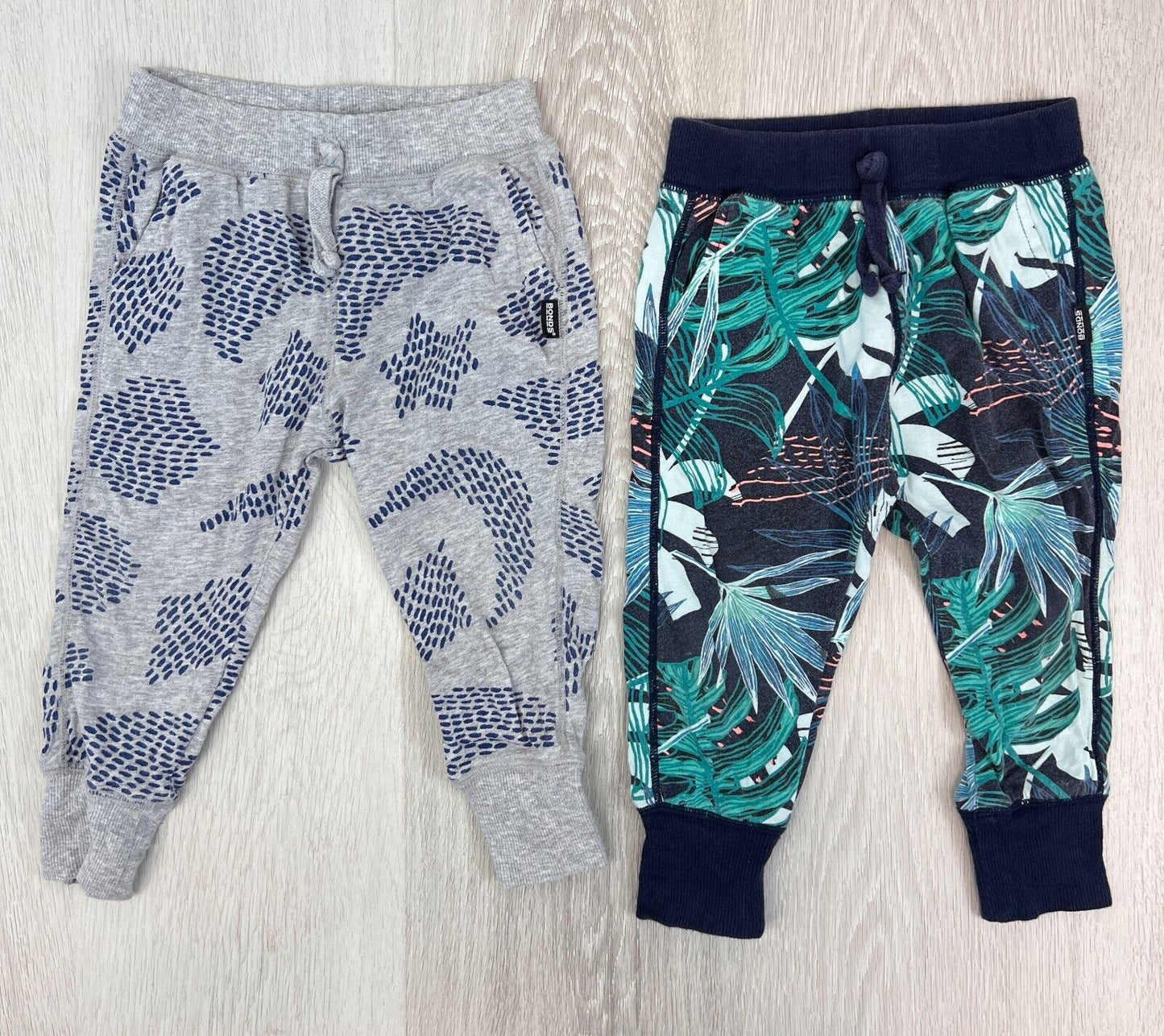 Bonds Baby Trackies Jogger Pants Size 18-24 Months (2 Pairs)