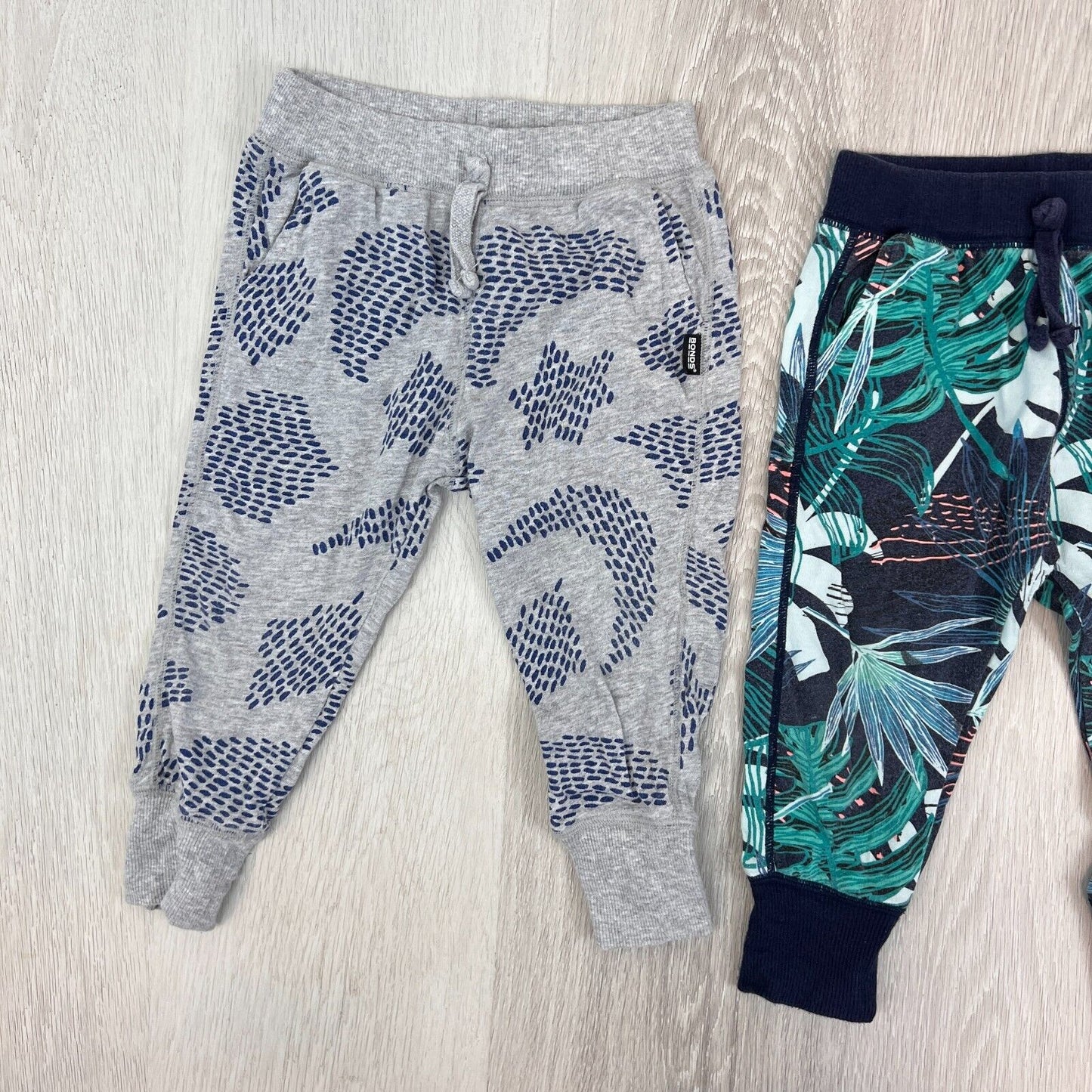 Bonds Baby Trackies Jogger Pants Size 18-24 Months (2 Pairs)
