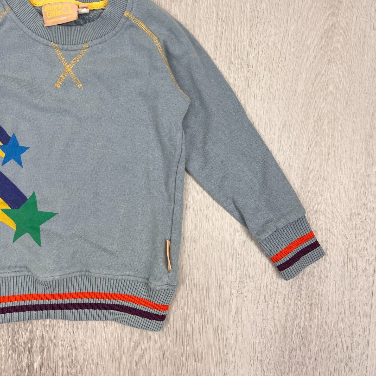 Boys & Girls Shop Boys Organic Cotton Pullover Sweatshirt Size 5-6 Years