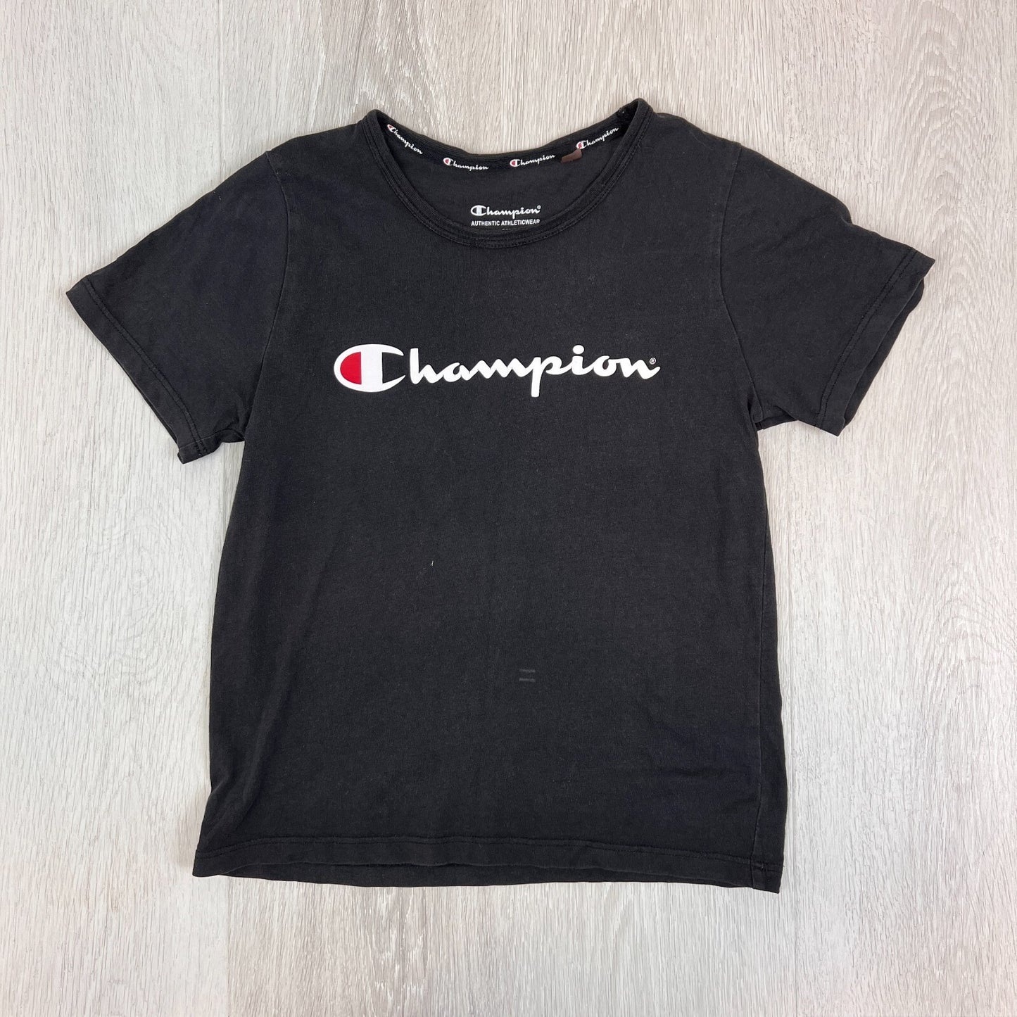 Champion Kids Black T-Shirt Size 12 Years