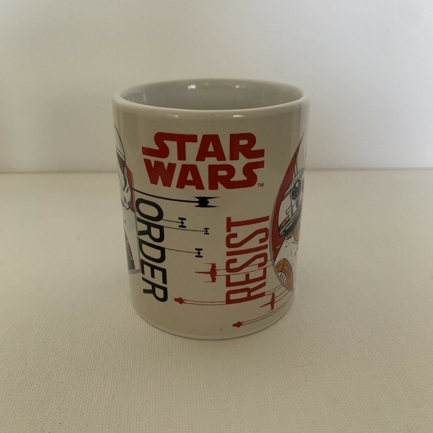 STAR WARS Mug - 'Order Resist' - Park Avenue - R2D2 / BB Unit / Storm Troopers
