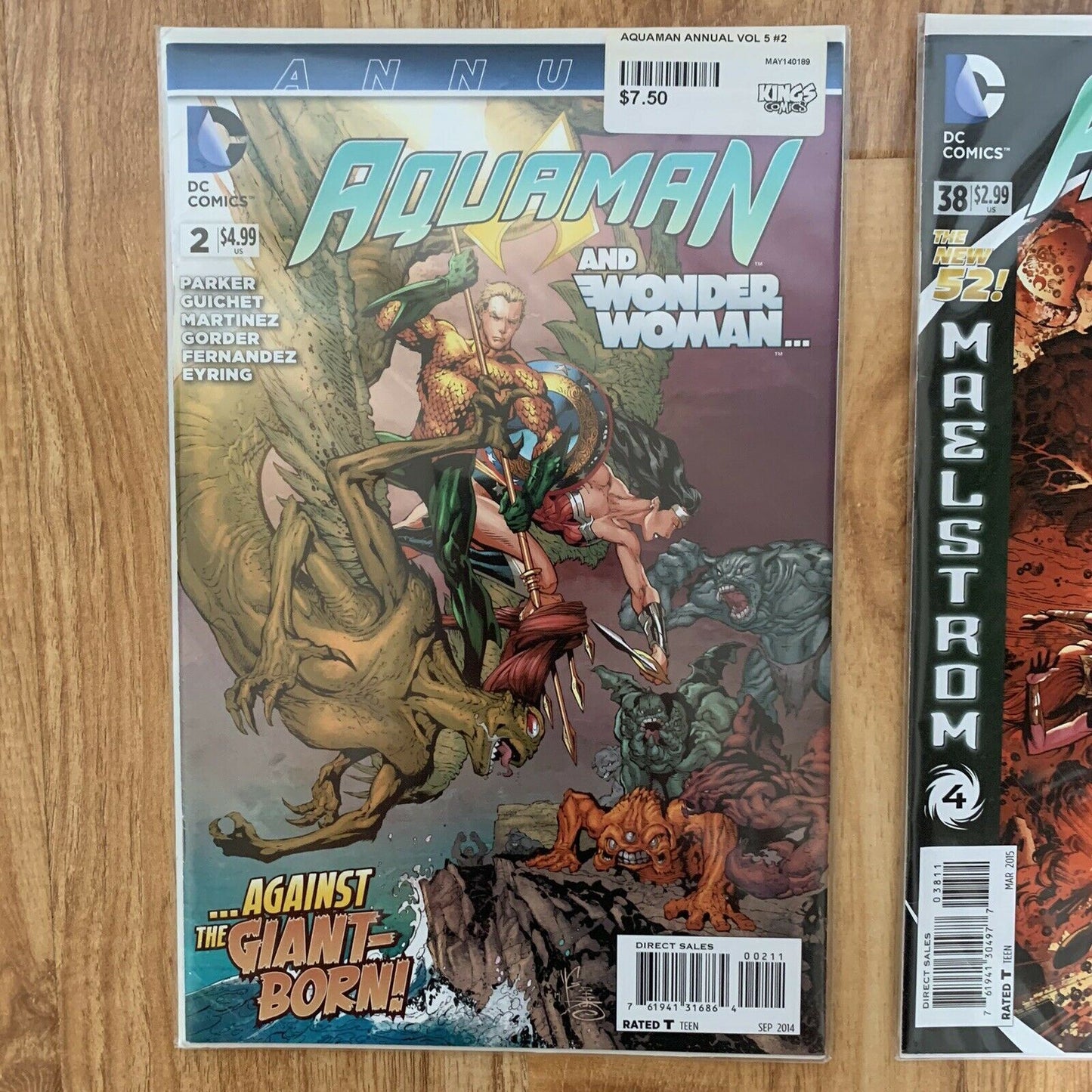 Aquaman & Wonder Woman Vol 5 #2 / Aquaman Vol 5 #38 - Comic Books x 2
