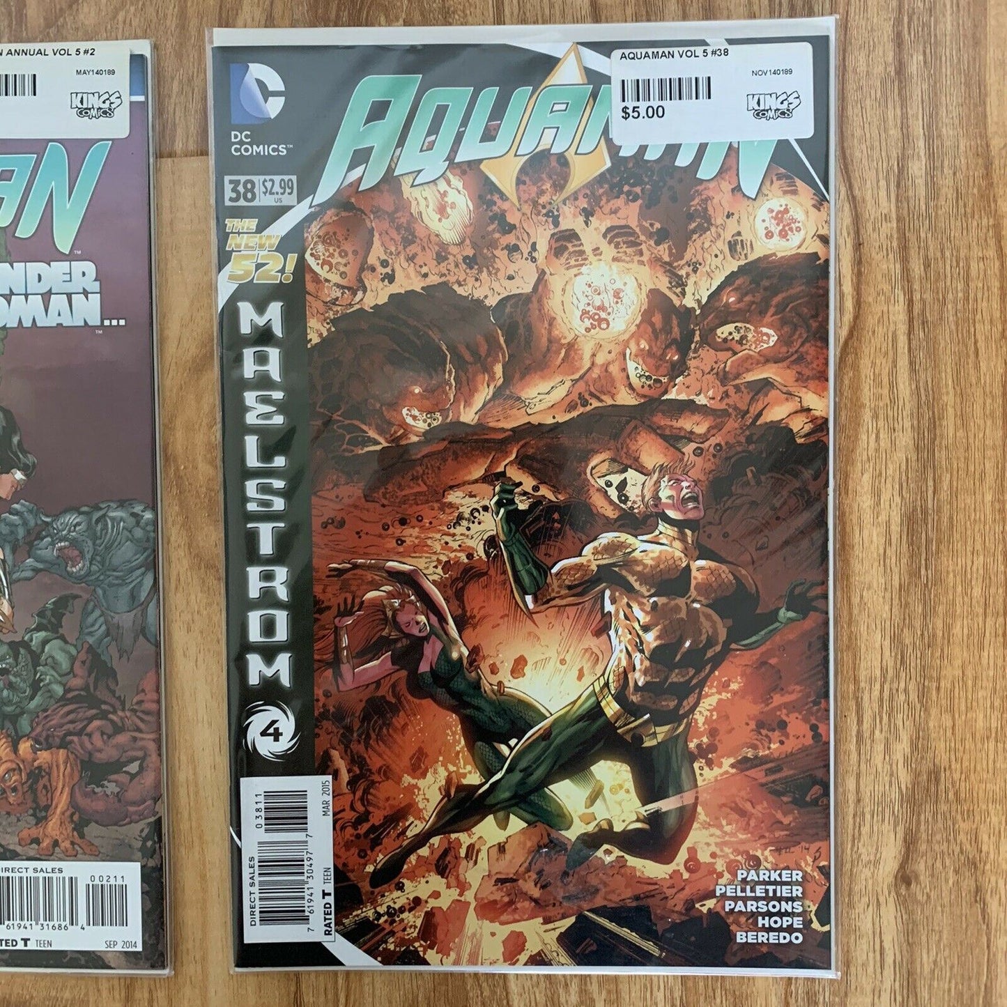 Aquaman & Wonder Woman Vol 5 #2 / Aquaman Vol 5 #38 - Comic Books x 2