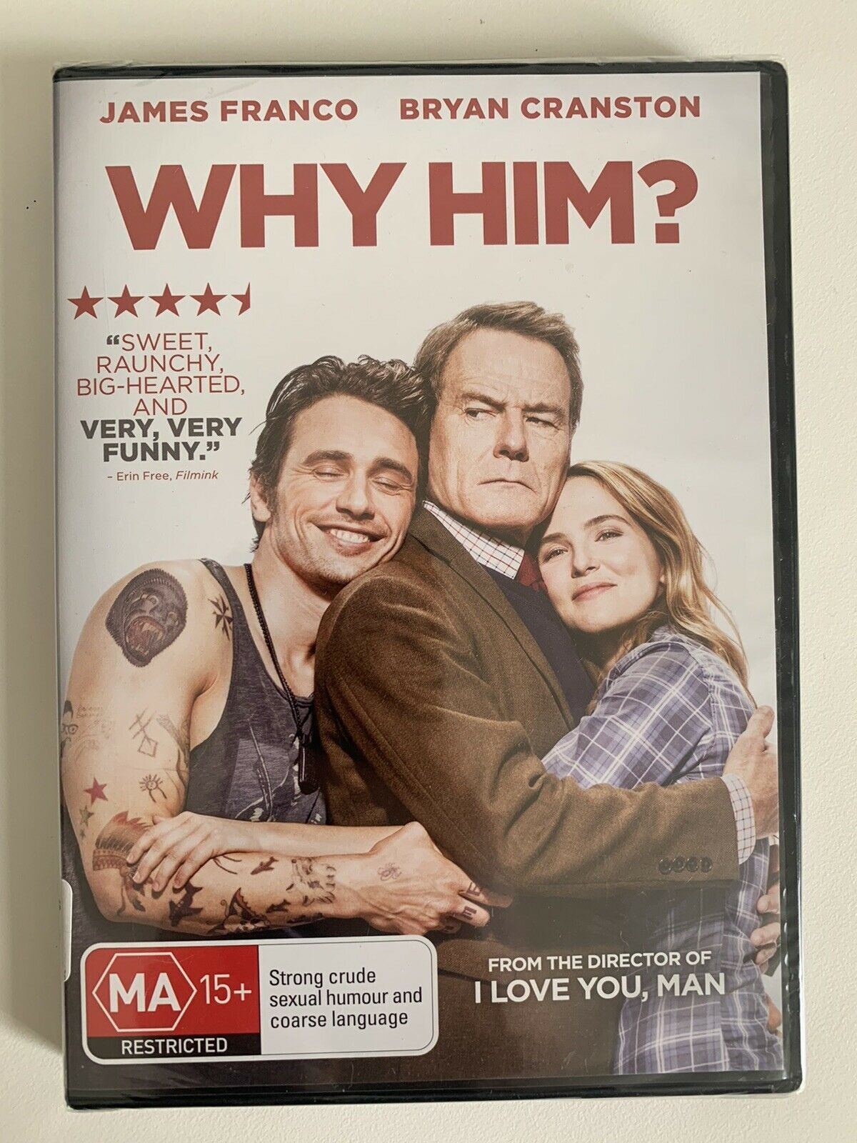 Why Him? (DVD) - FACTORY SEALED