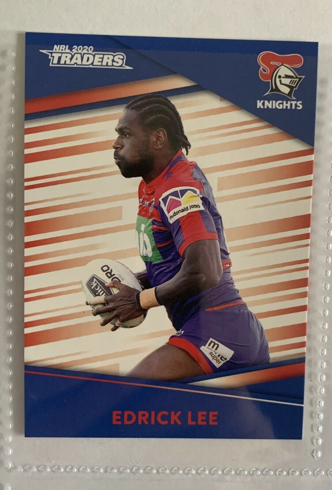 NRL Traders Cards 2020 - Newcaste Knights - Edrick Lee