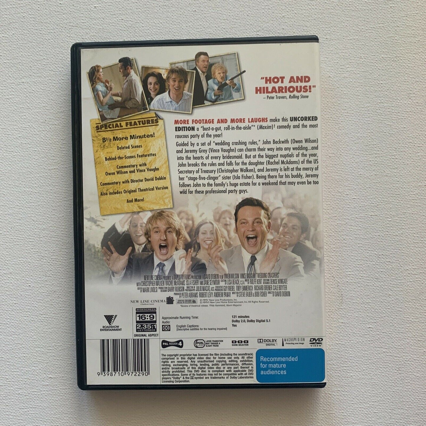 Wedding Crashers DVD