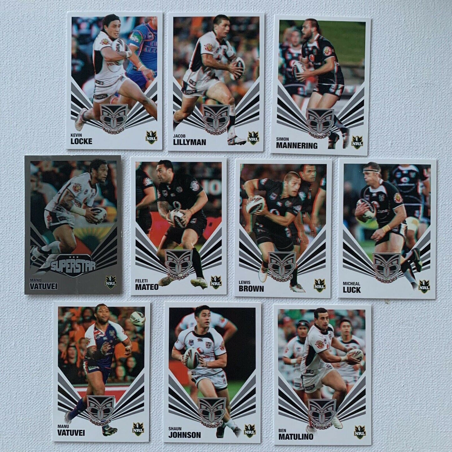 New Zealand Warriors - 2012 Official NRL 3D Collector Cards