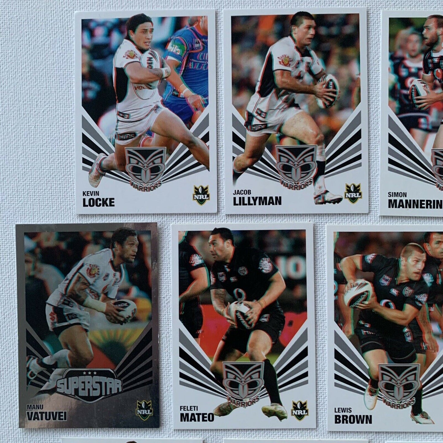New Zealand Warriors - 2012 Official NRL 3D Collector Cards