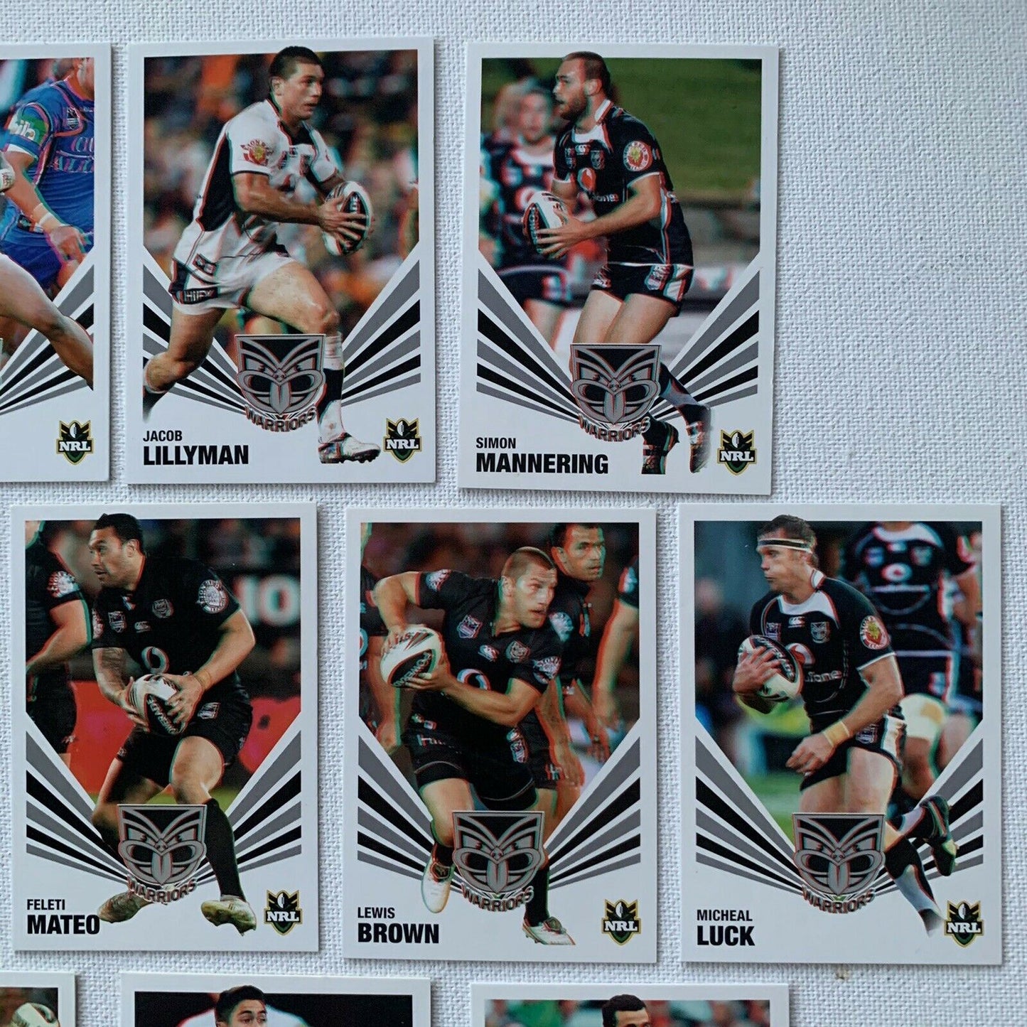 New Zealand Warriors - 2012 Official NRL 3D Collector Cards