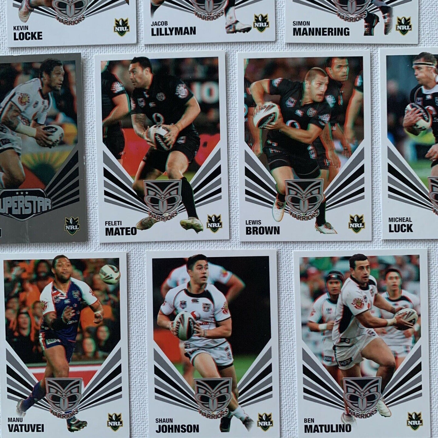 New Zealand Warriors - 2012 Official NRL 3D Collector Cards