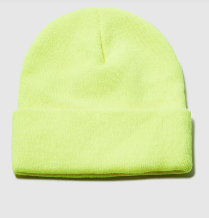 General Pants Neon Yellow Beanie Knit Hi Vis Beanie High Visibility Beanie
