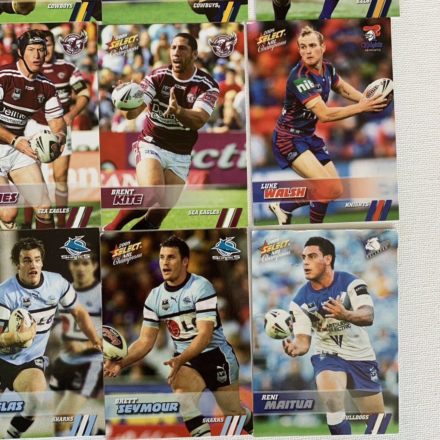 2008 Select NRL Champion Collector Cards (12 Cards) Rugby League Cards