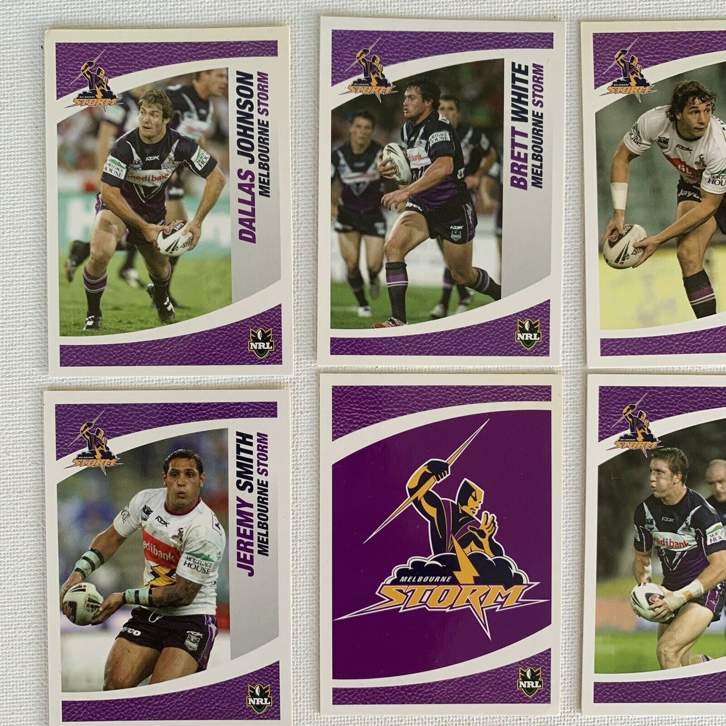 Melbourne Storm NRL Collectors Cards Season 2008 Rugby League Sports Cards