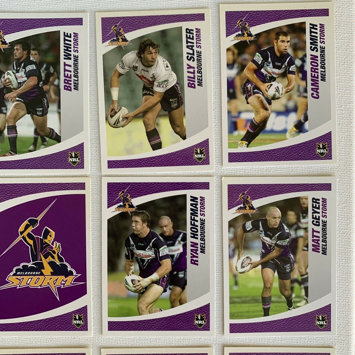 Melbourne Storm NRL Collectors Cards Season 2008 Rugby League Sports Cards