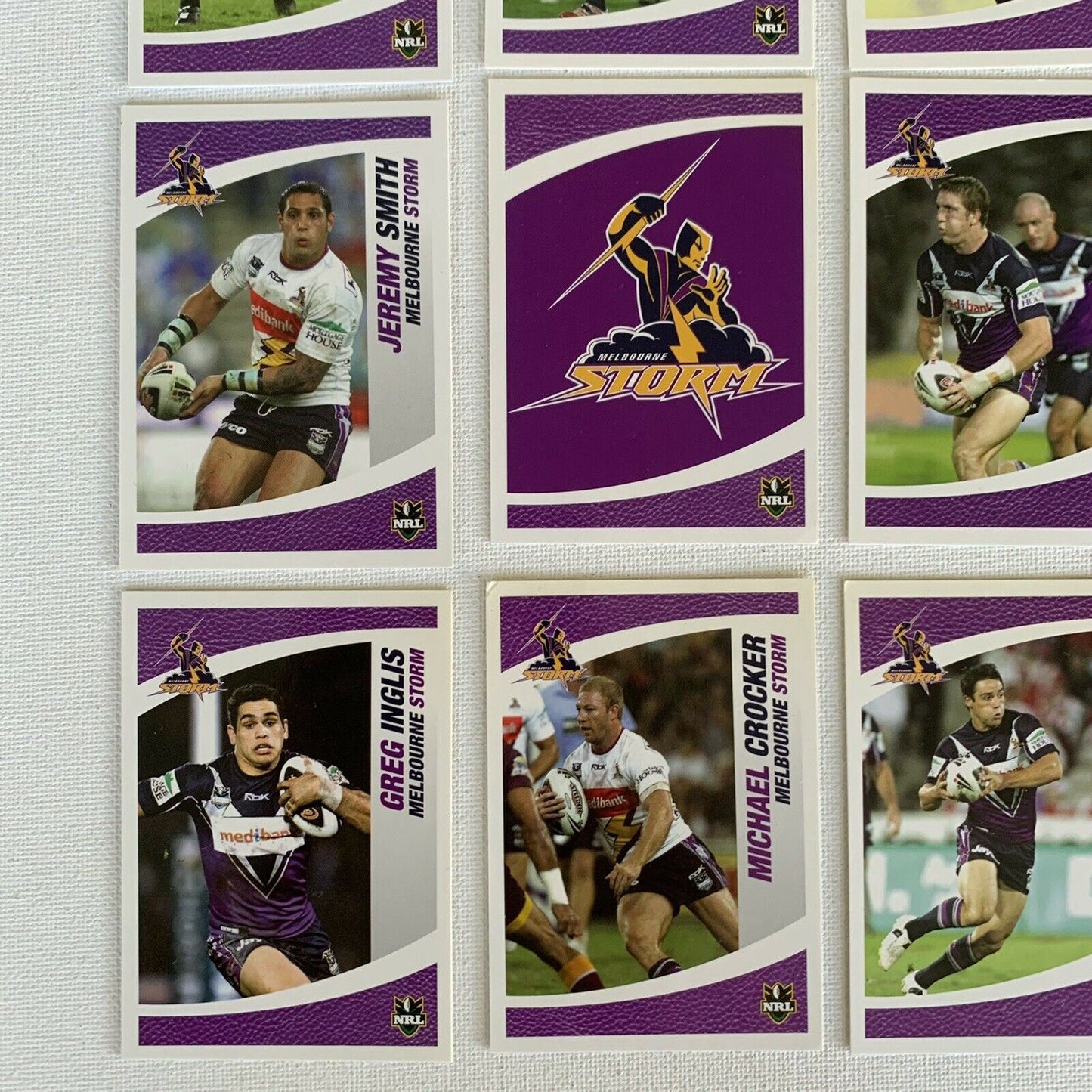 Melbourne Storm NRL Collectors Cards Season 2008 Rugby League Sports Cards