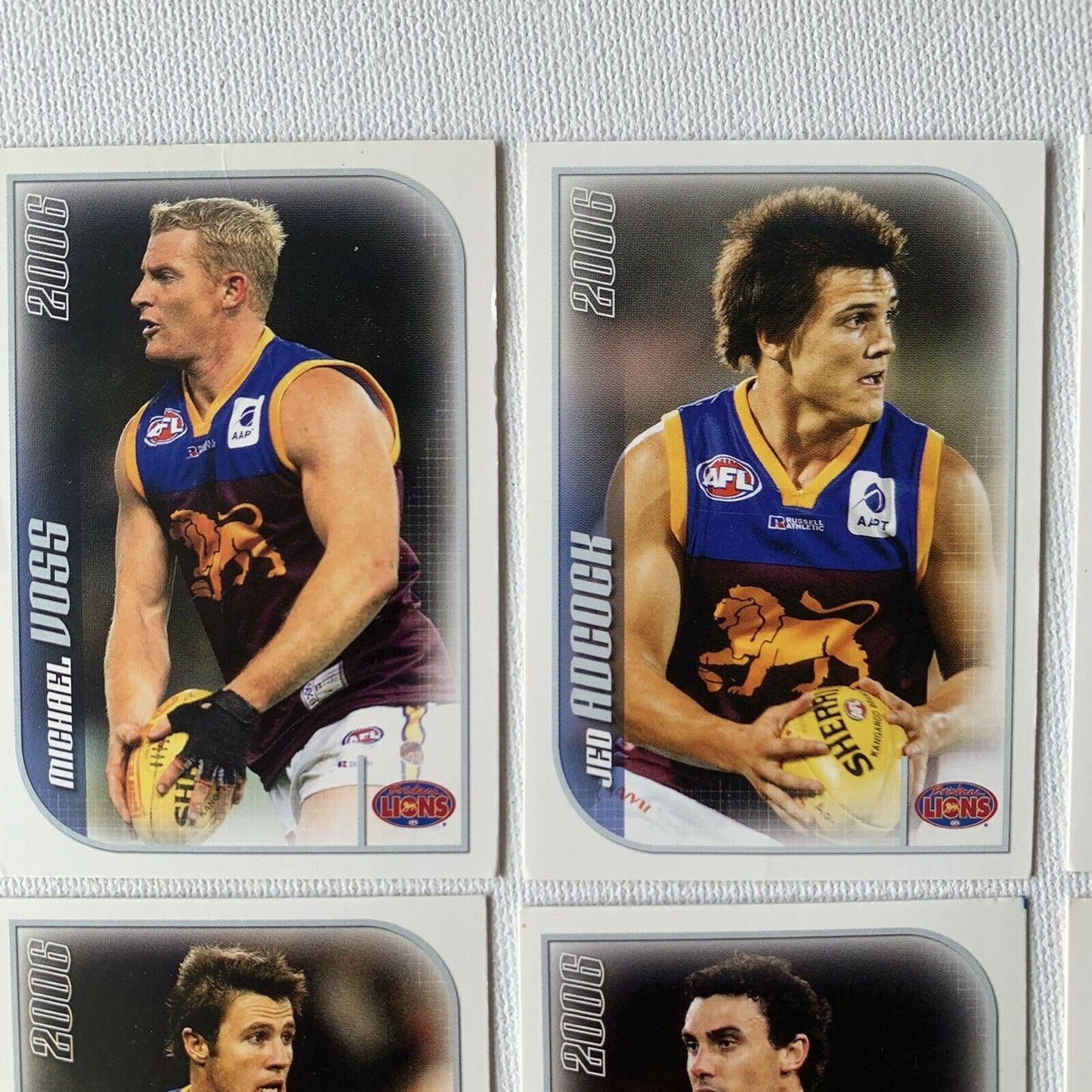 AFL 2006 Collector Cards Aussie Rules Cards - Brisbane Lions Player Cards