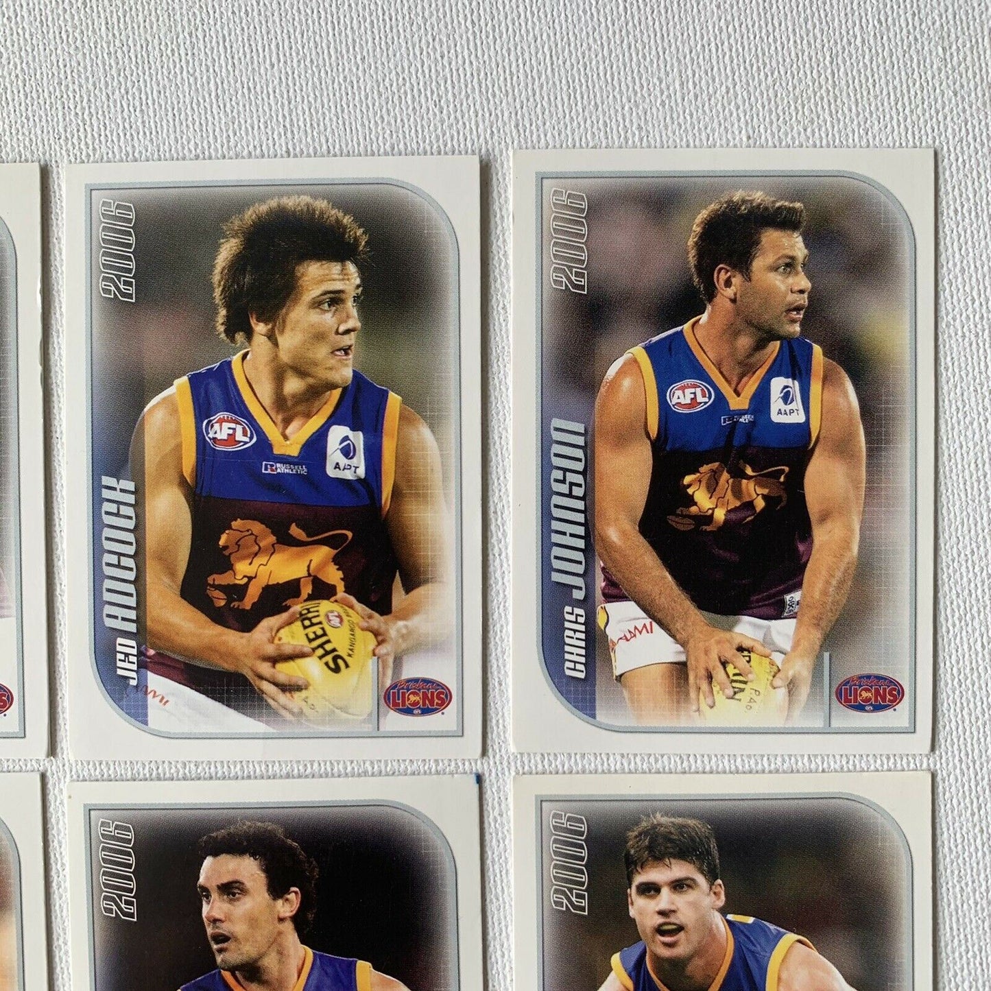 AFL 2006 Collector Cards Aussie Rules Cards - Brisbane Lions Player Cards