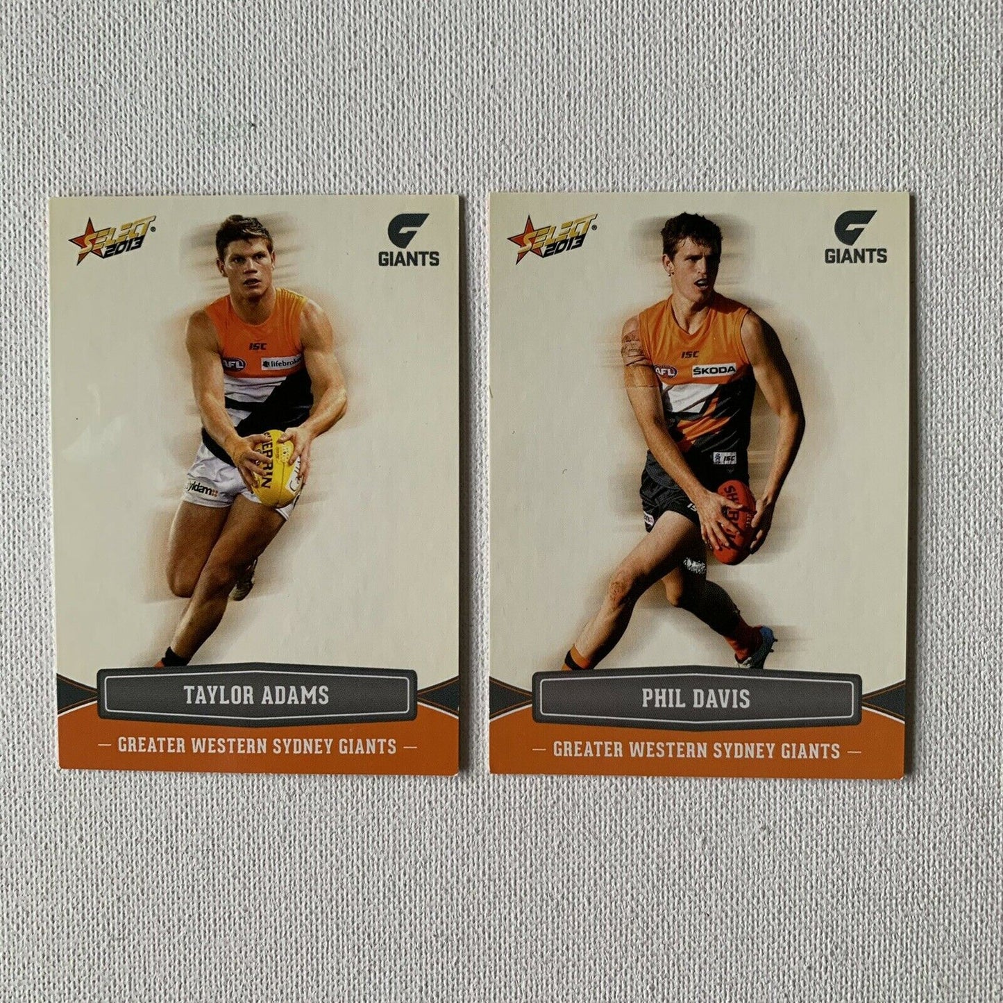 Select 2013 AFL Aussie Rules Collector Sports Cards Greater Western Sydney Giant