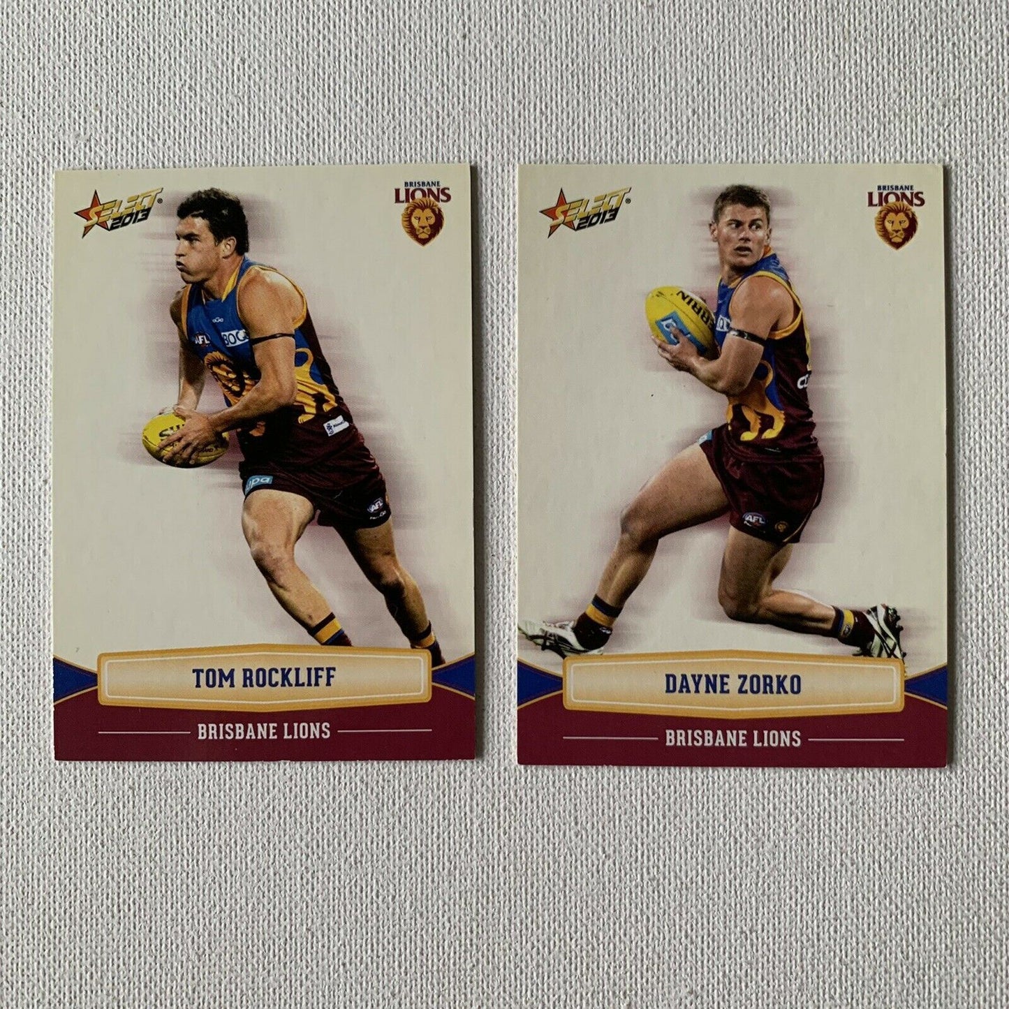 Select 2013 AFL Aussie Rules Collector Sports Cards Brisbane Lions