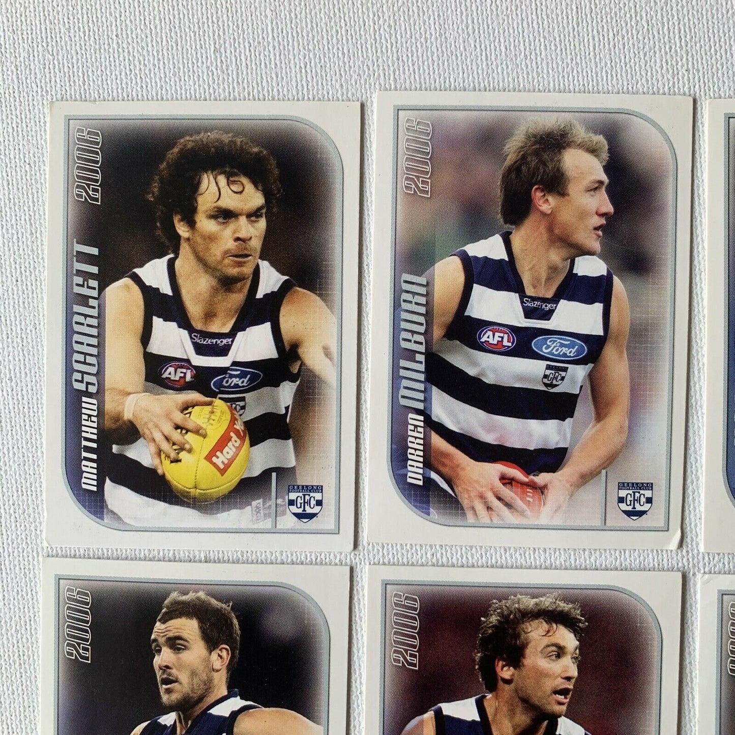 AFL 2006 Collector Cards Aussie Rules Cards - Geelong Football Club Sports Cards
