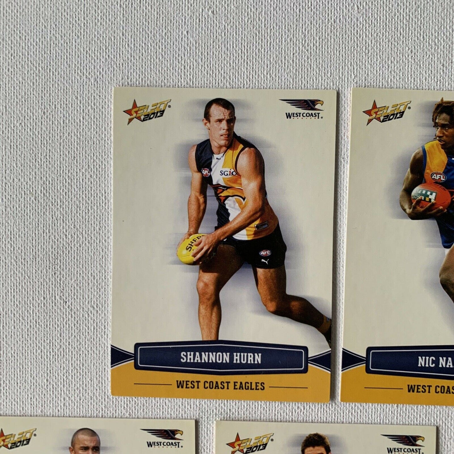 Select 2013 AFL Aussie Rules Collector Sports Cards West Coast Eagles