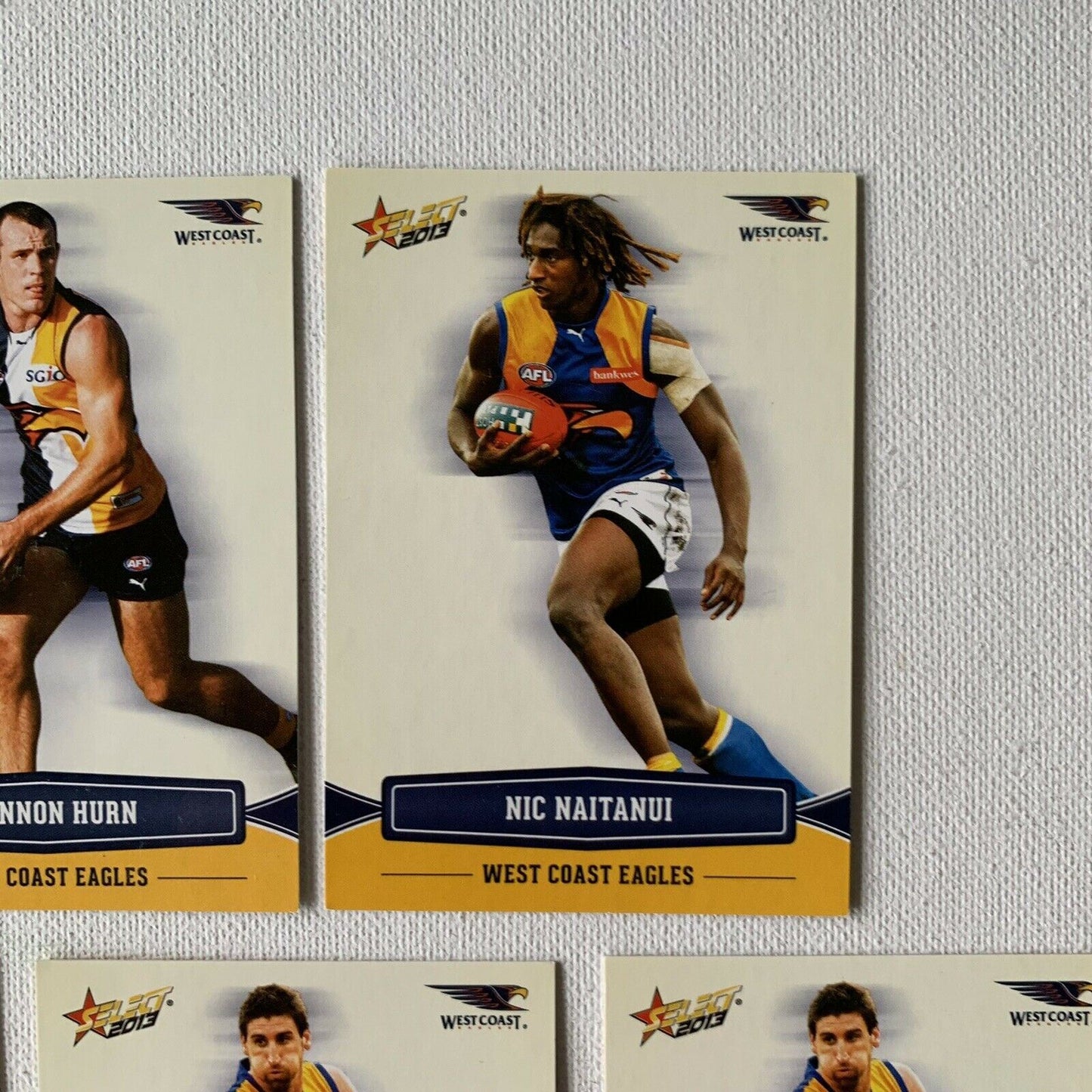 Select 2013 AFL Aussie Rules Collector Sports Cards West Coast Eagles
