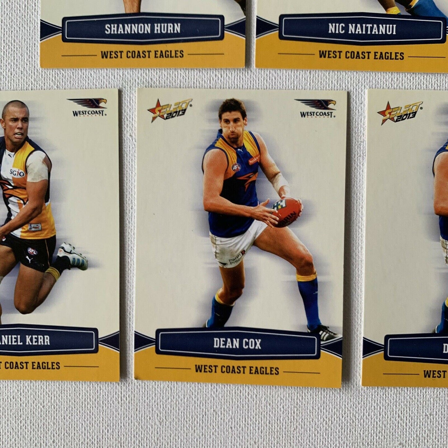 Select 2013 AFL Aussie Rules Collector Sports Cards West Coast Eagles