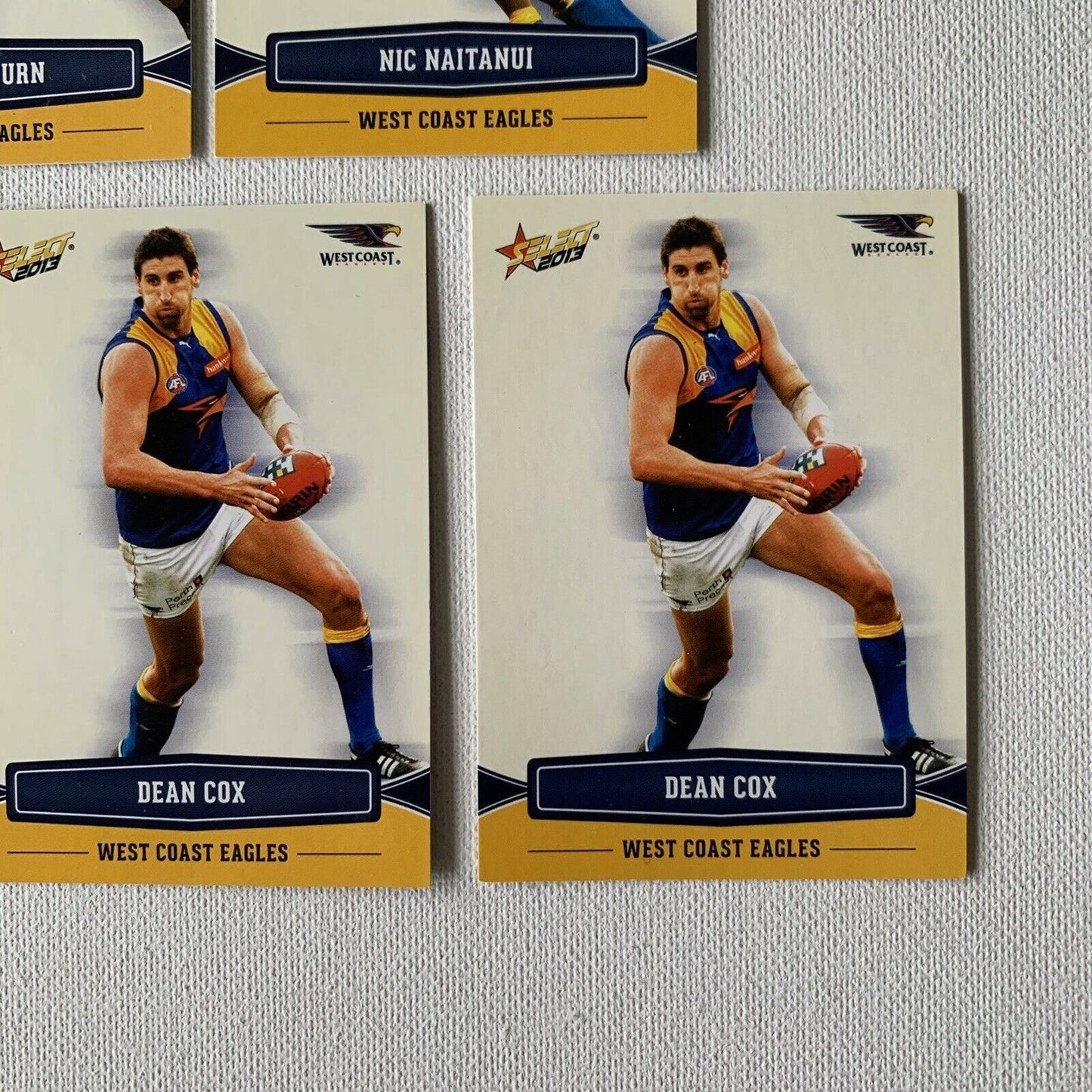 Select 2013 AFL Aussie Rules Collector Sports Cards West Coast Eagles