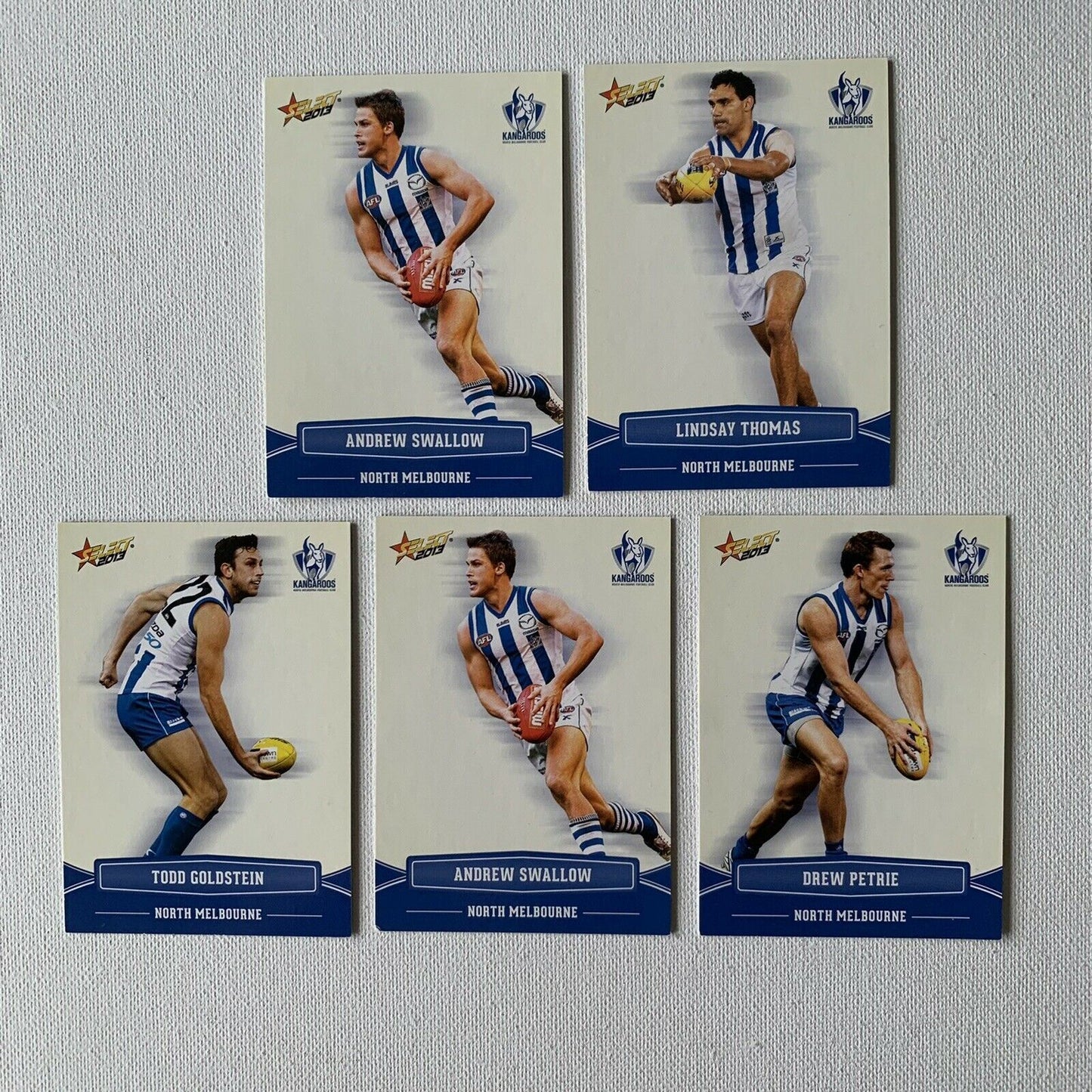Select 2013 AFL Aussie Rules Collector Sports Cards North Melbourne FC