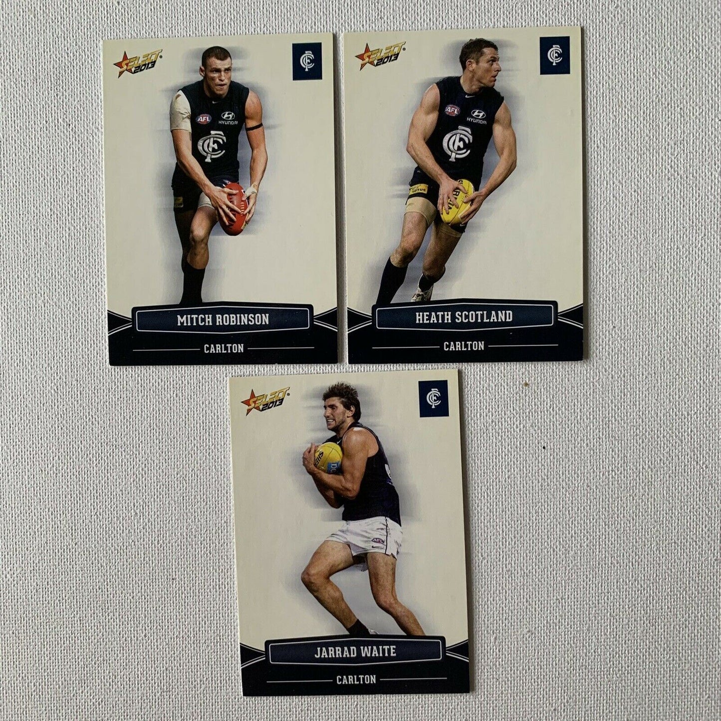 Select 2013 AFL Aussie Rules Collector Sports Cards Carlton Football Club
