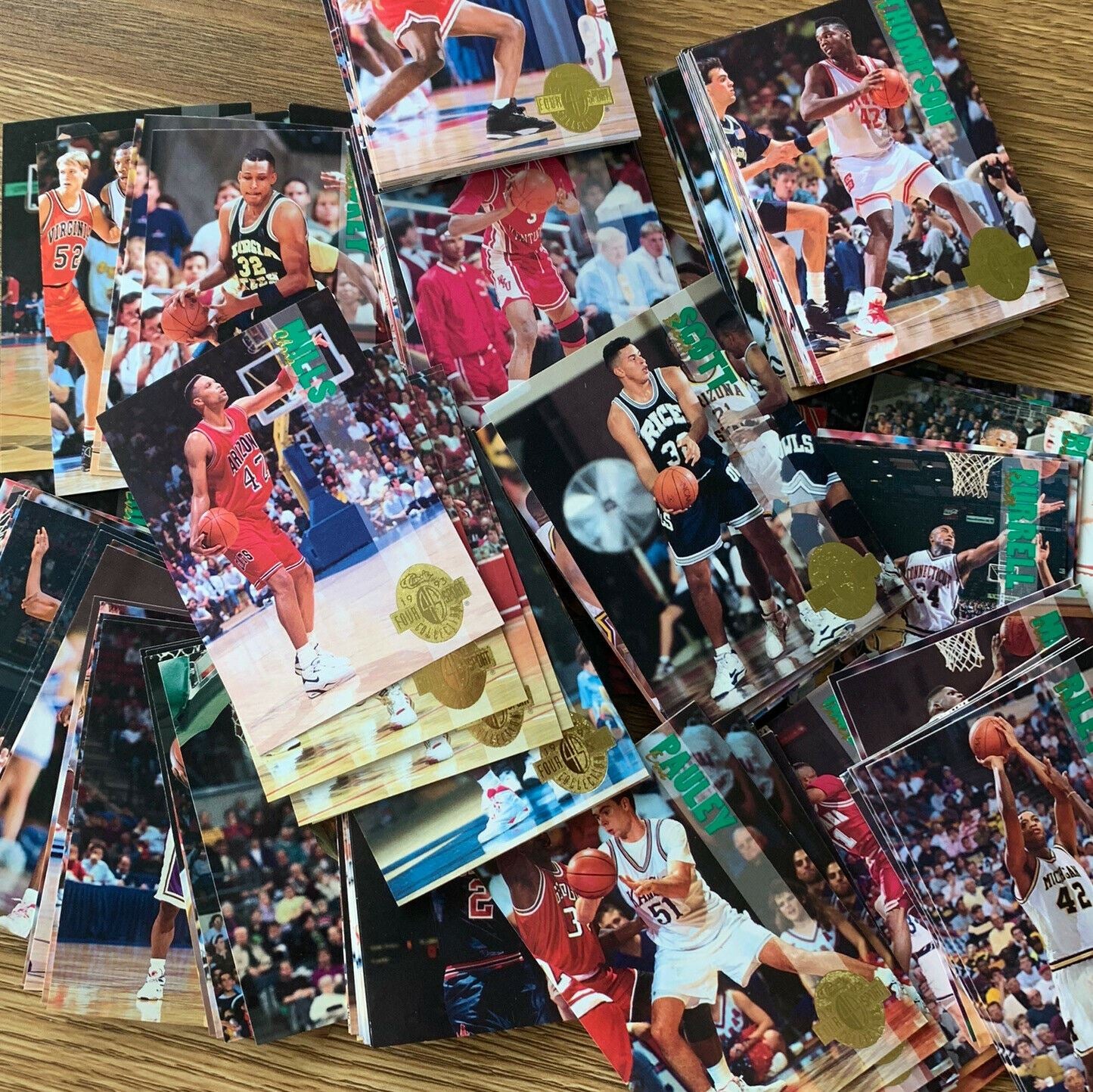 150+ College Basketball Player Cards From 1993 NCAA Cards