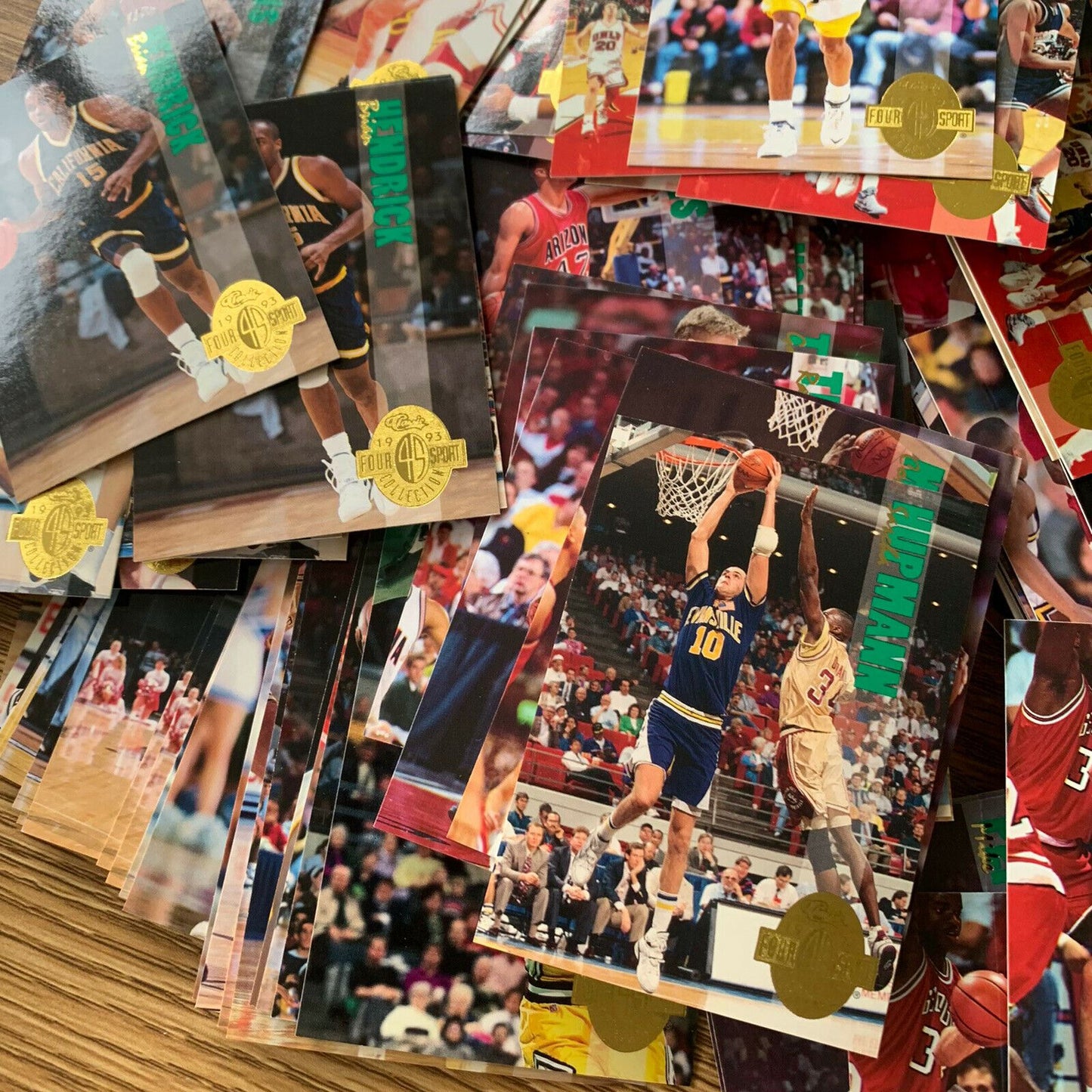 150+ College Basketball Player Cards From 1993 NCAA Cards