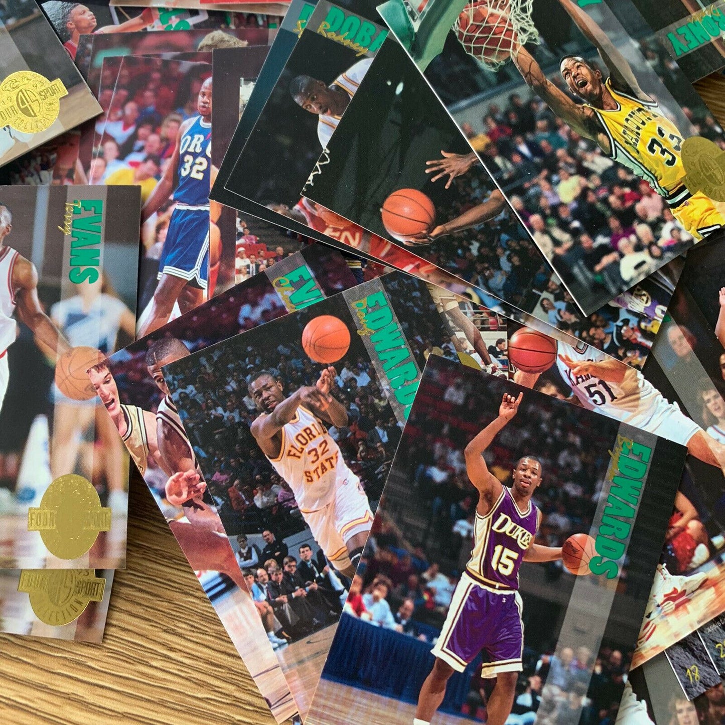 150+ College Basketball Player Cards From 1993 NCAA Cards