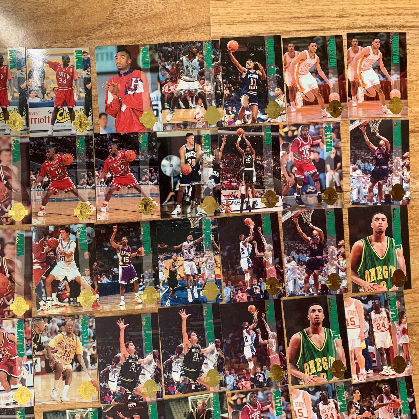 1993 College Basketball Collector Sports Cards Lot - Classic Games