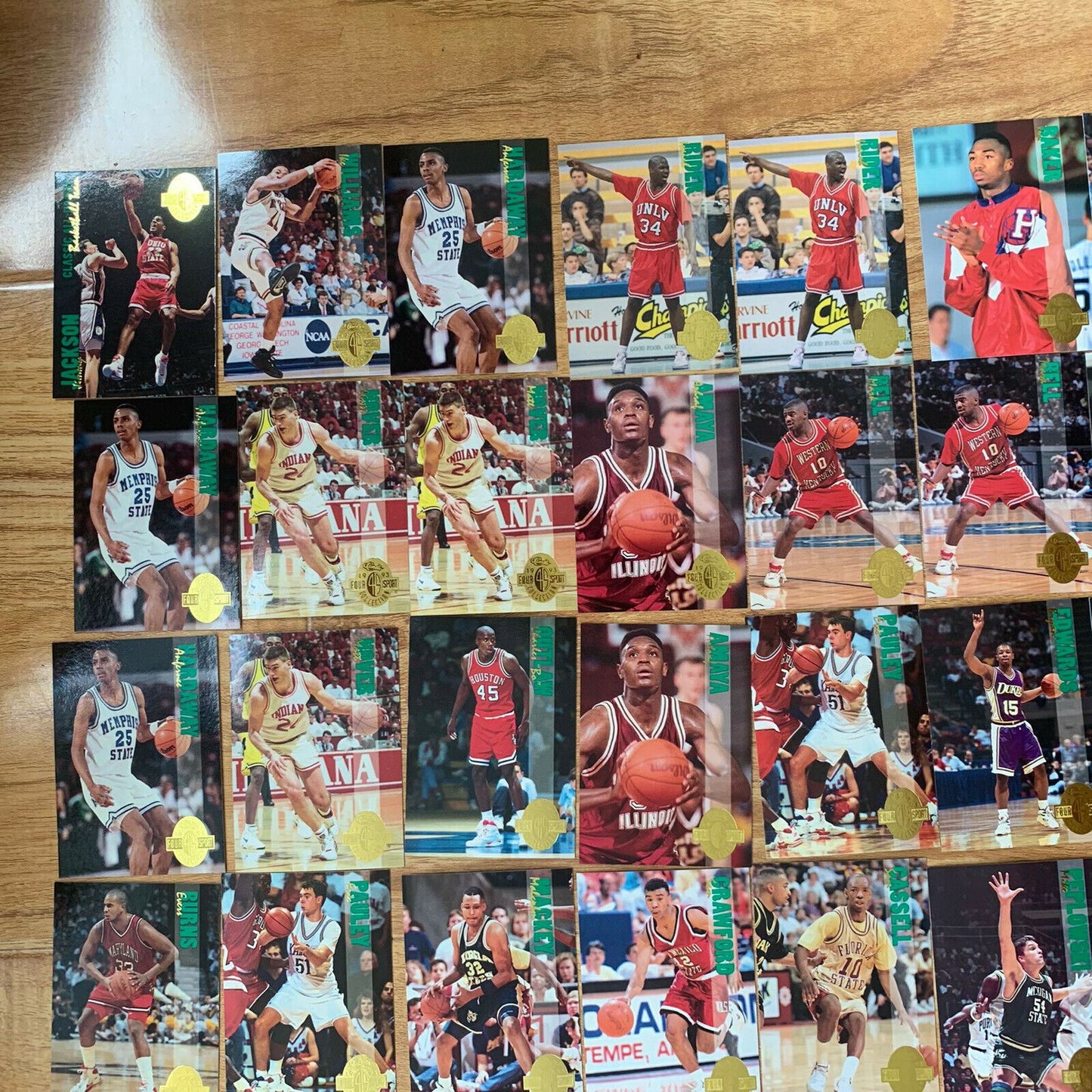 1993 College Basketball Collector Sports Cards Lot - Classic Games