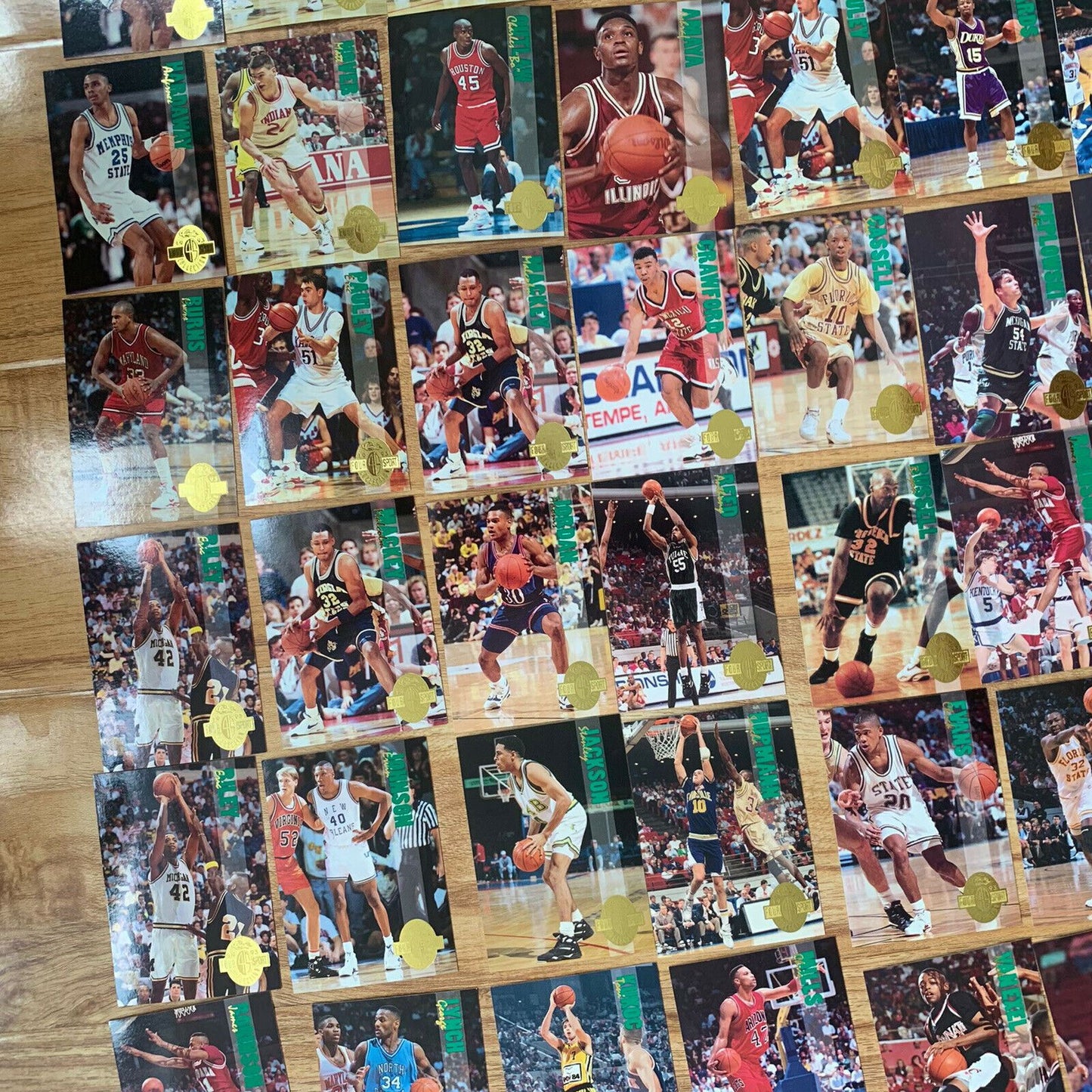 1993 College Basketball Collector Sports Cards Lot - Classic Games
