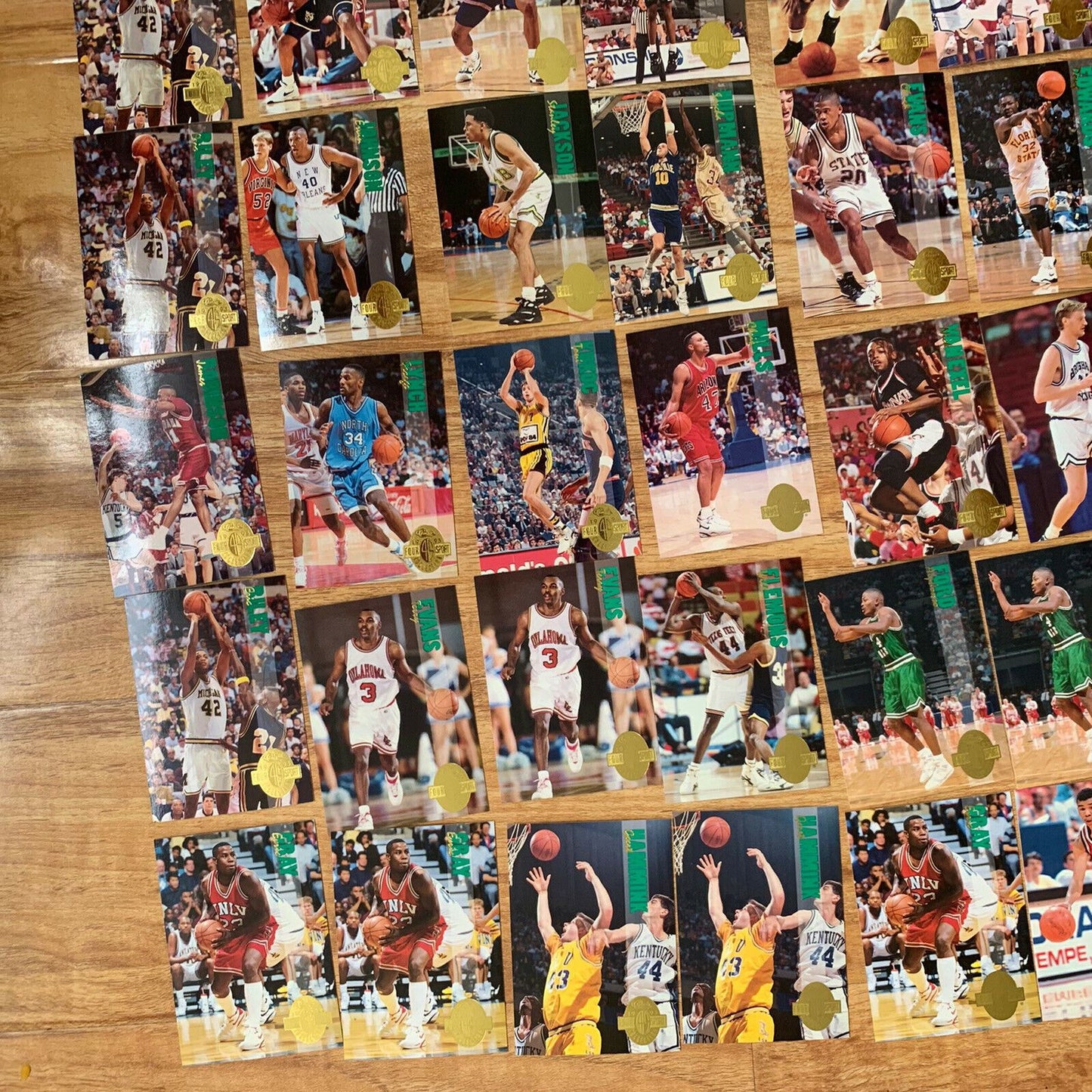 1993 College Basketball Collector Sports Cards Lot - Classic Games