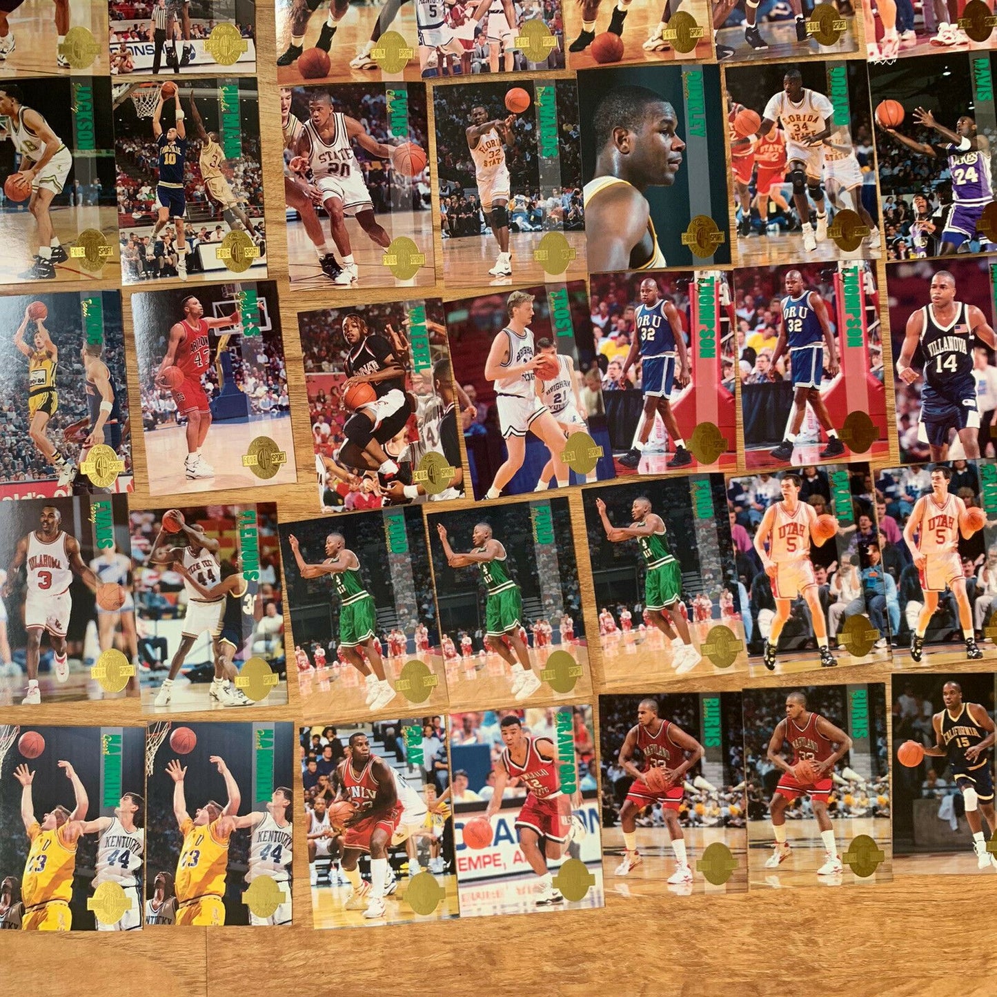 1993 College Basketball Collector Sports Cards Lot - Classic Games